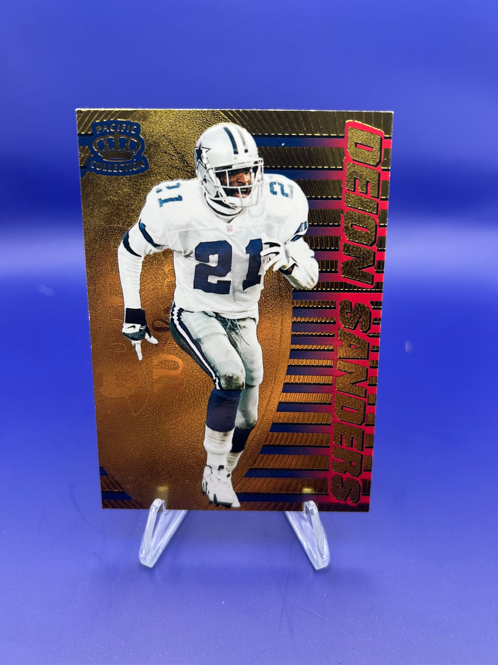 1996 Pacific Dynagon #P-38 Deion Sanders