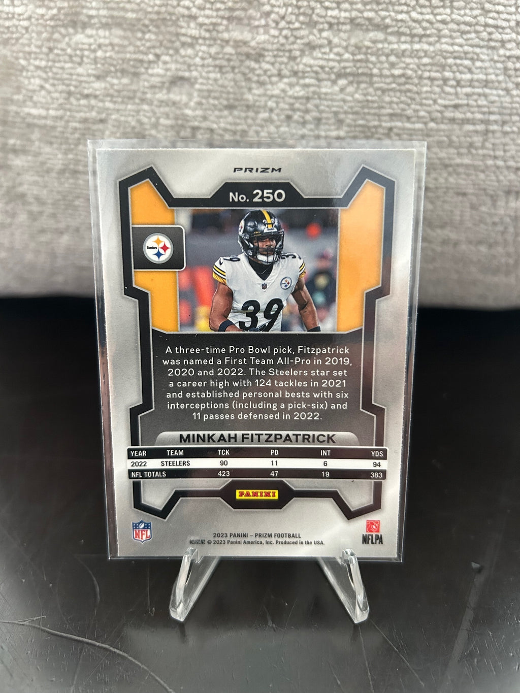 2023 Panini Prizm - Red White and Blue #250 Minkah Fitzpatrick