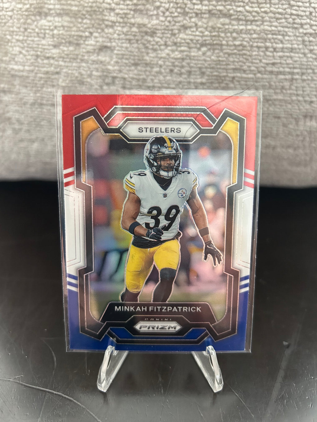 2023 Panini Prizm - Red White and Blue #250 Minkah Fitzpatrick