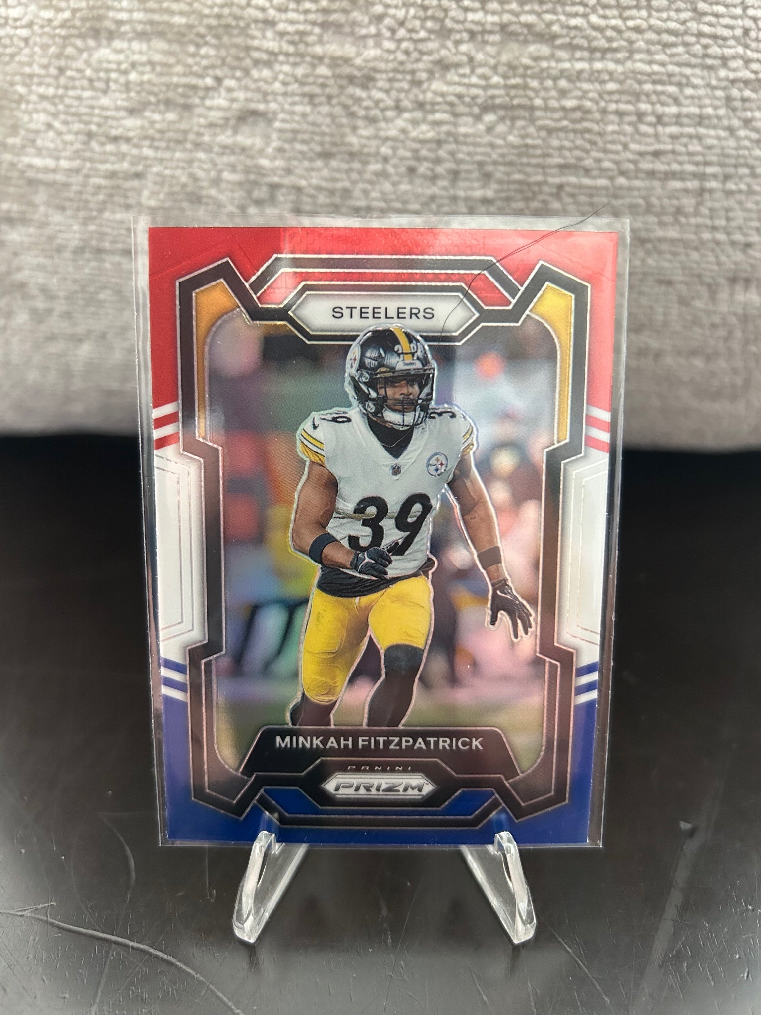 2023 Panini Prizm - Red White and Blue #250 Minkah Fitzpatrick