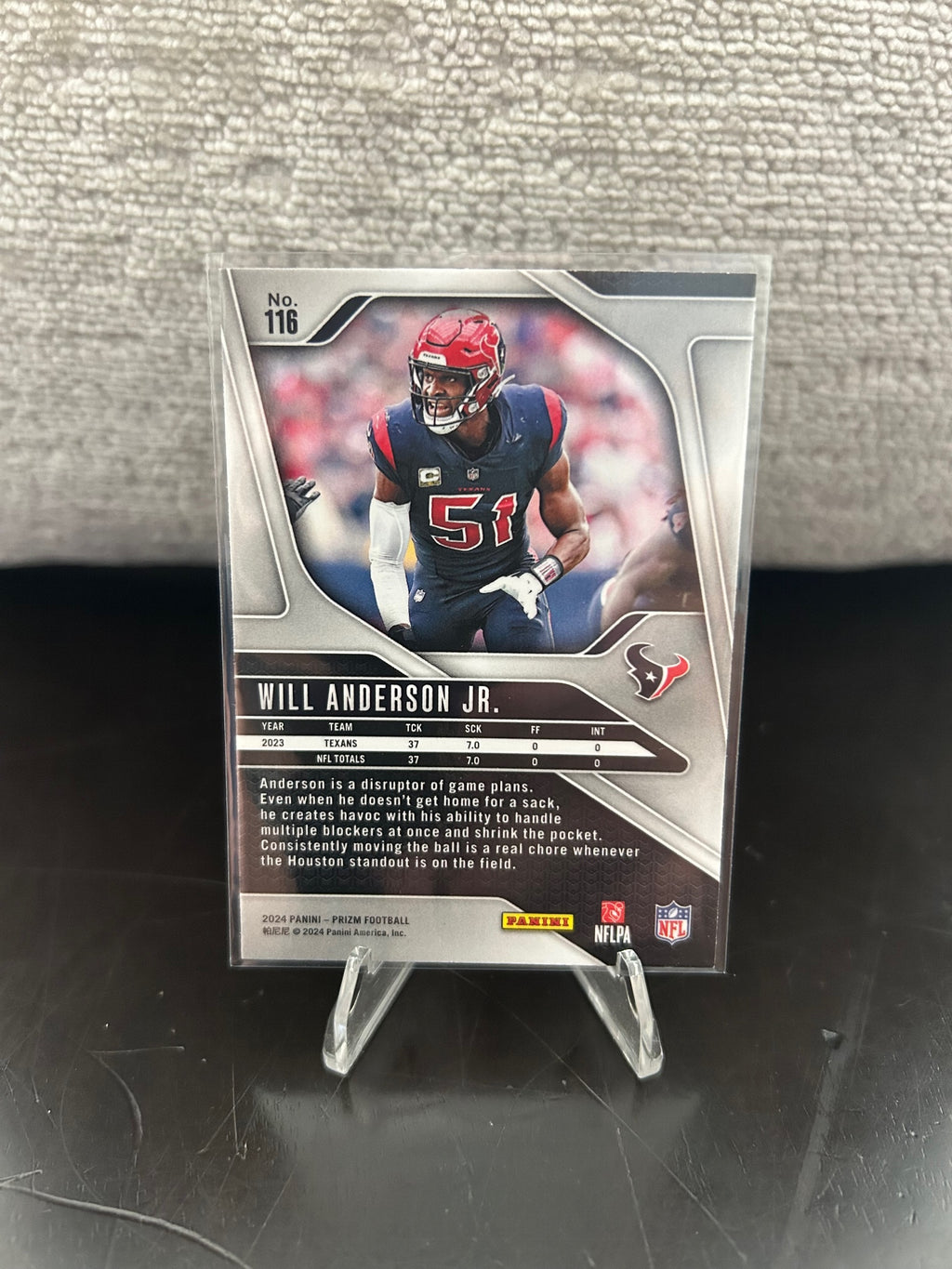 2024 Panini Prizm #116 Will Anderson Jr.