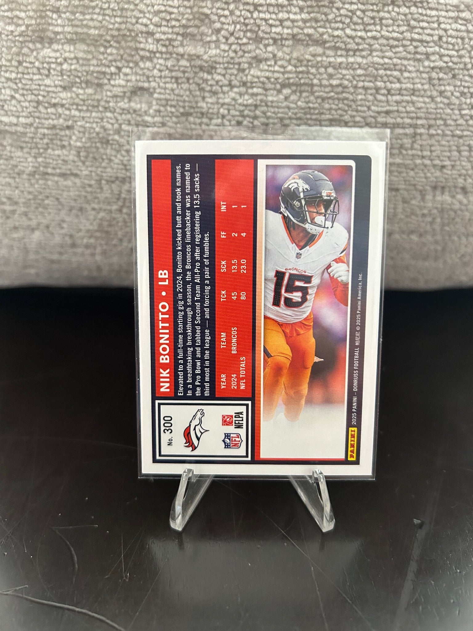 2025 Donruss #300 Nik Bonitto Press Proofs Blue