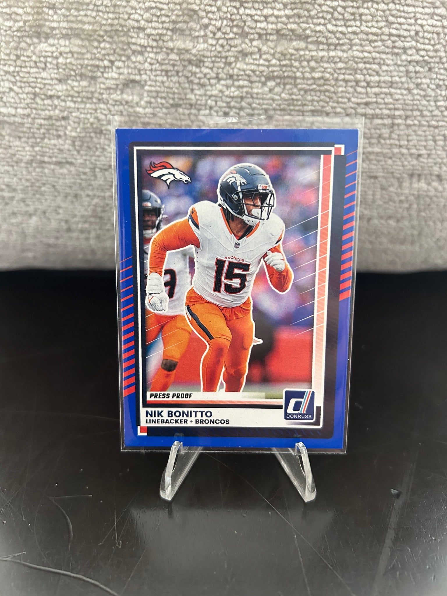 2025 Donruss #300 Nik Bonitto Press Proofs Blue