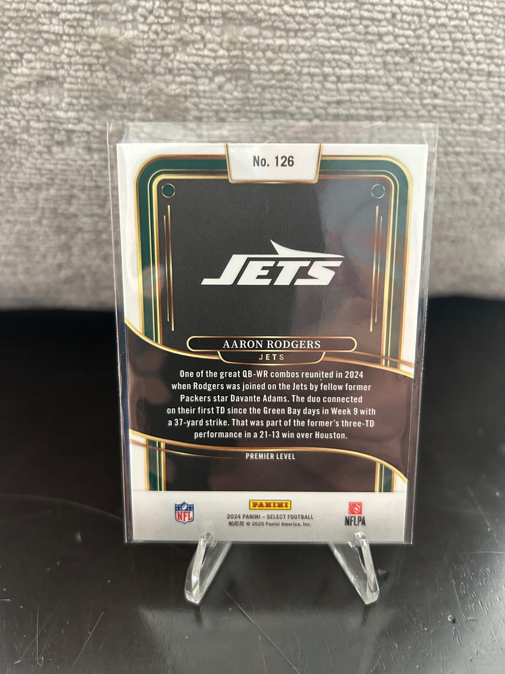 2024 Panini Select #126 Aaron Rodgers Prizm