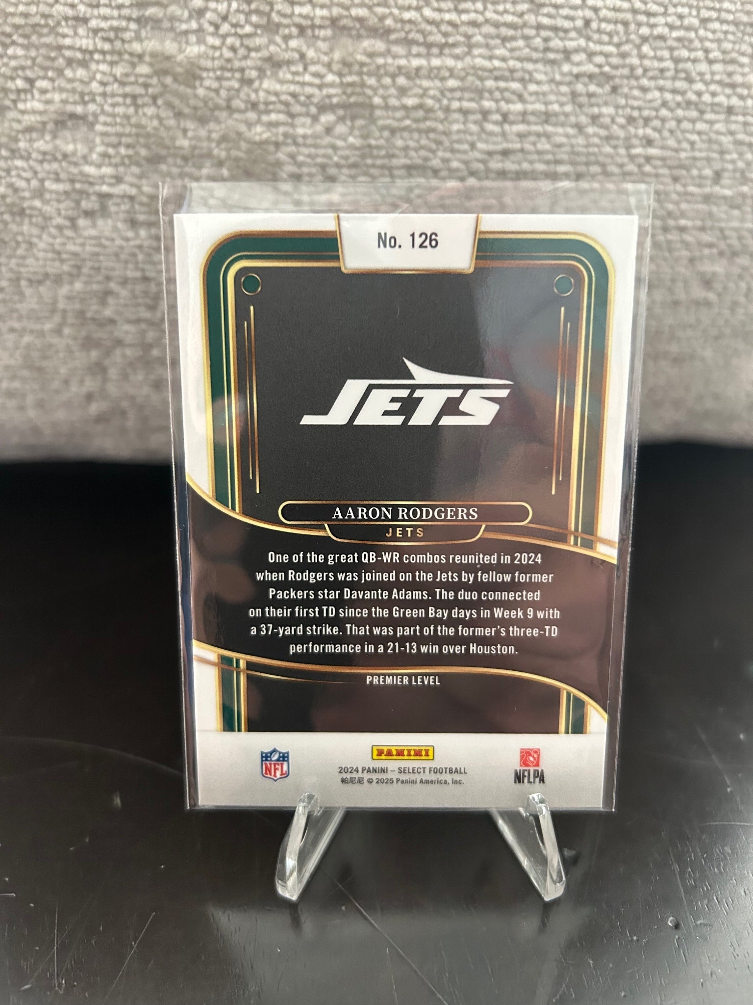 2024 Panini Select #126 Aaron Rodgers Prizm