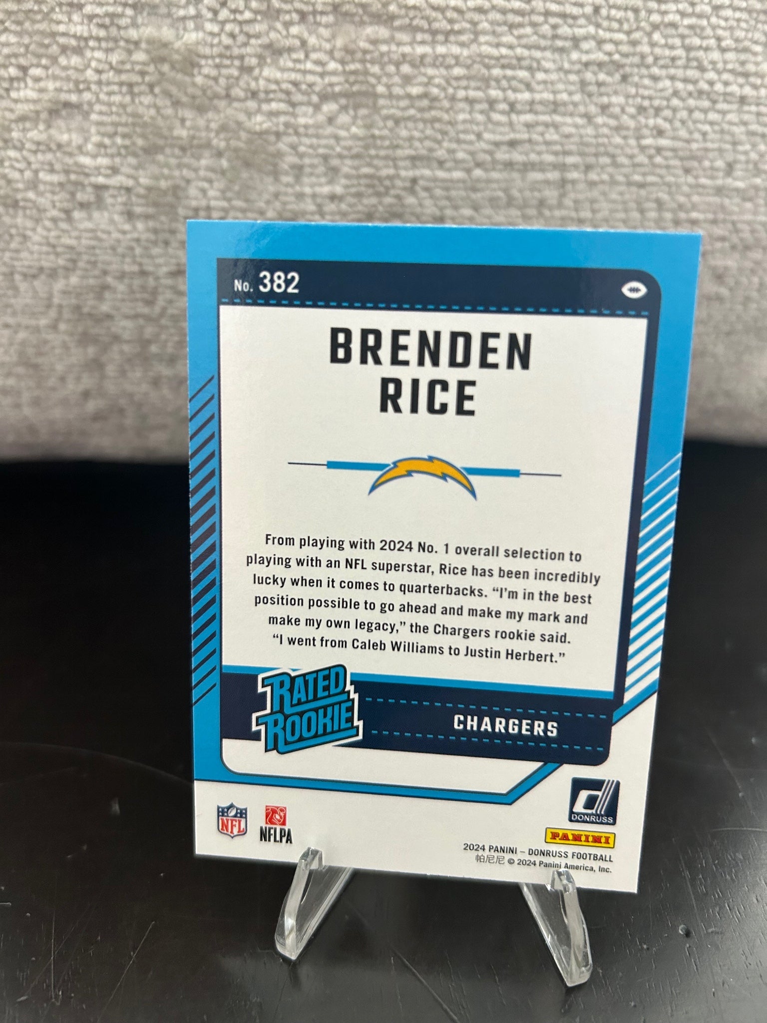 2024 Donruss #382 Brenden Rice