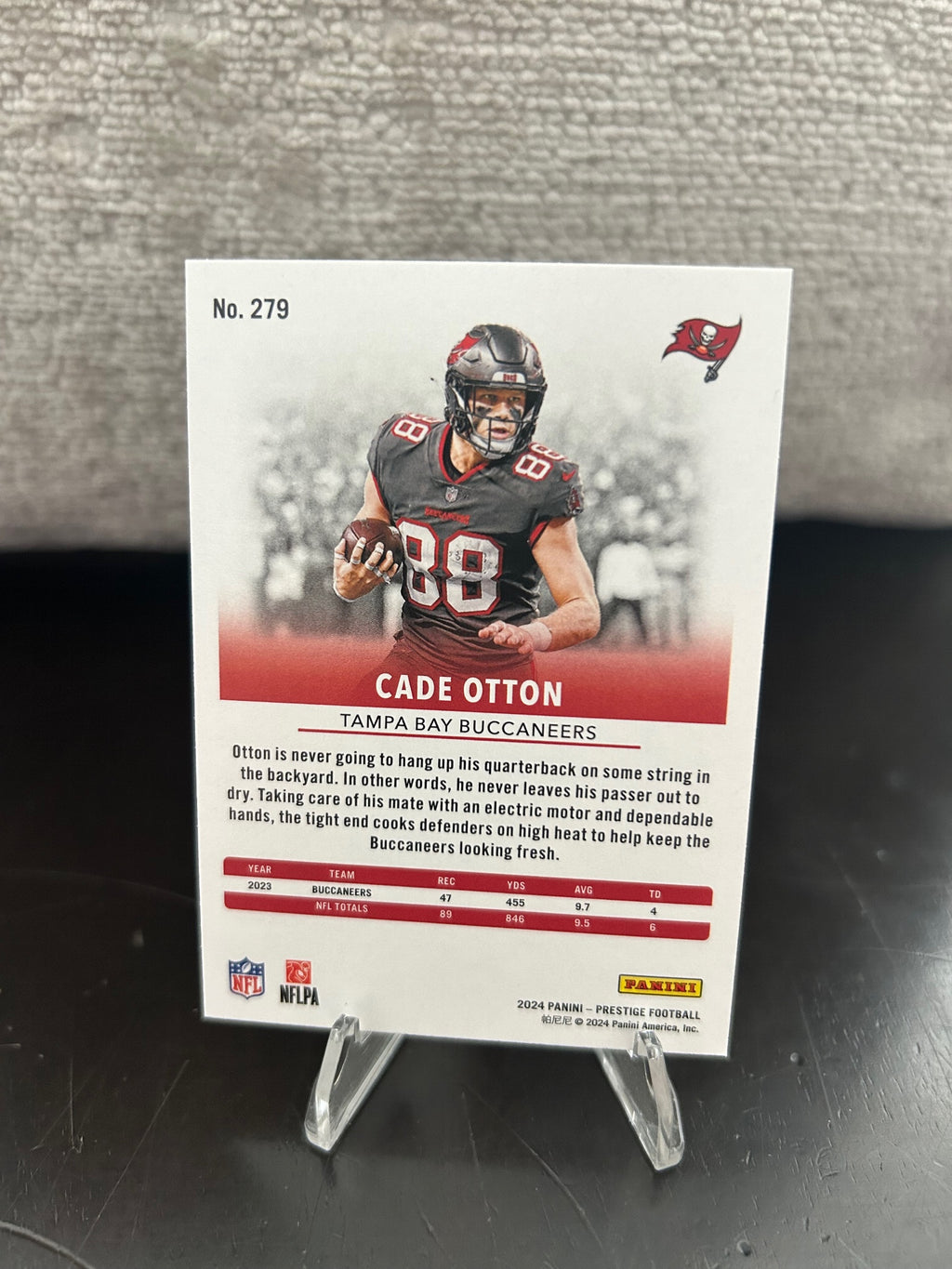 2024 Panini Prestige #279 Cade Otton Diamond Xtra Points