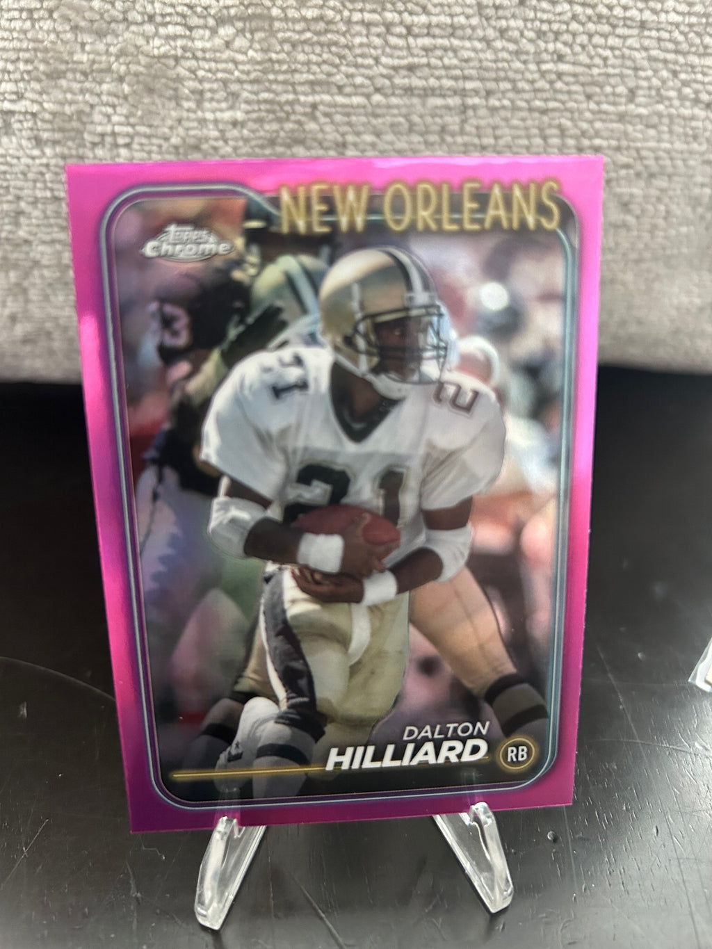 2024 Topps Chrome #137 Dalton Hilliard Pink Refractor