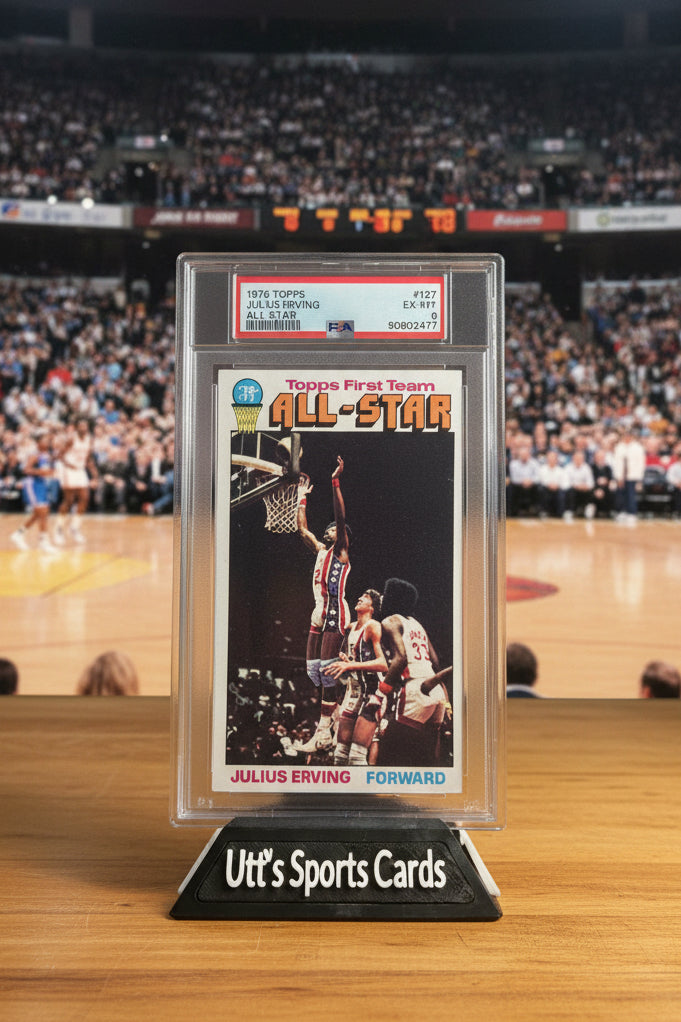 1976 Topps Julius Erving All-Star #127 Philadelphia 76ers PSA 6 EX HOF