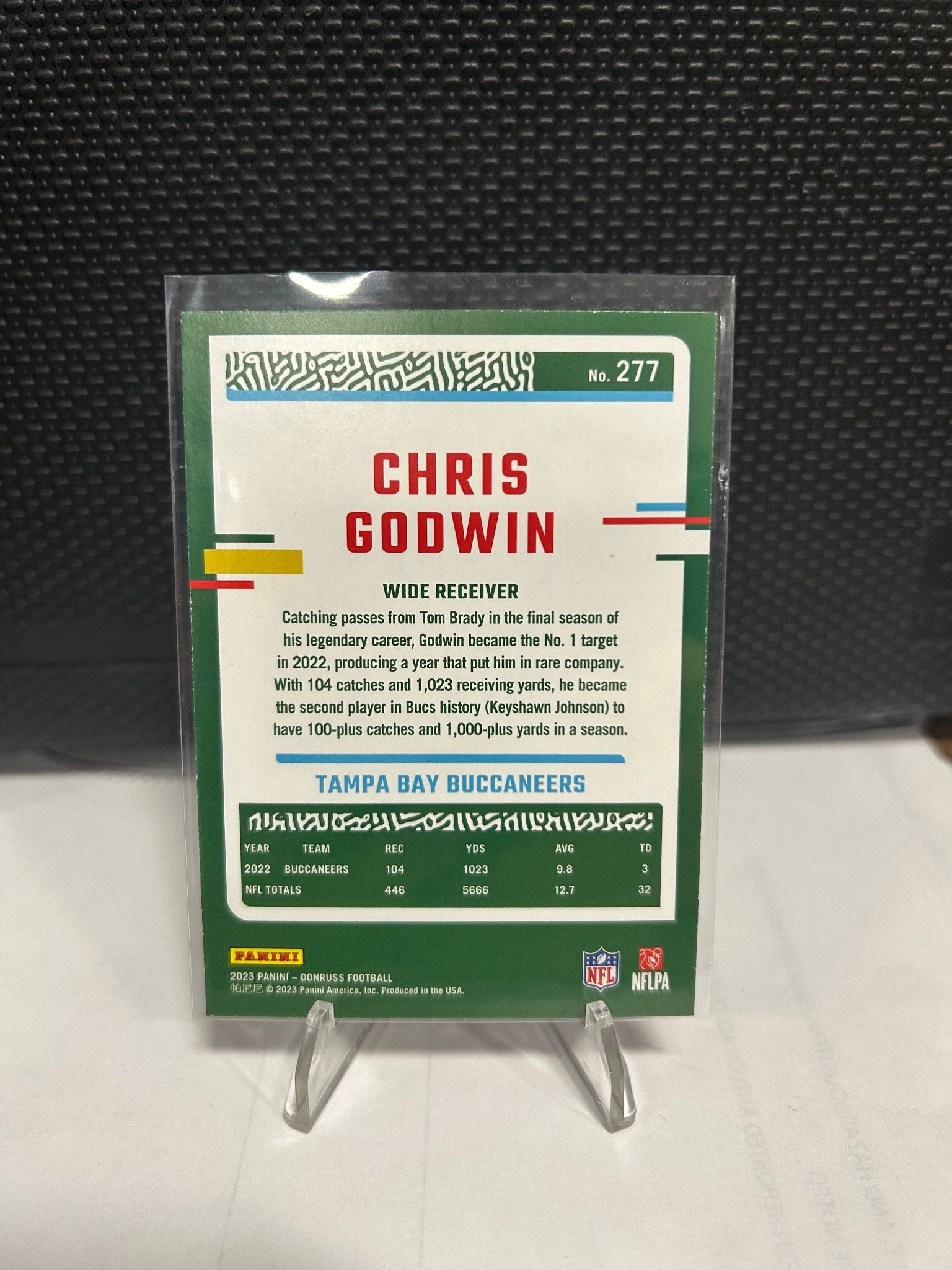 2023 Donruss #277 Chris Godwin Press Proof Red