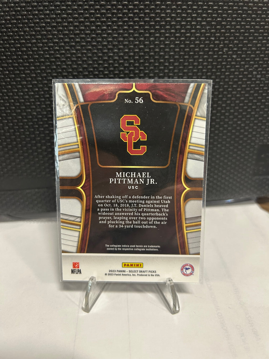 2023 Panini Select Draft Picks #56 Michael Pittman Jr.