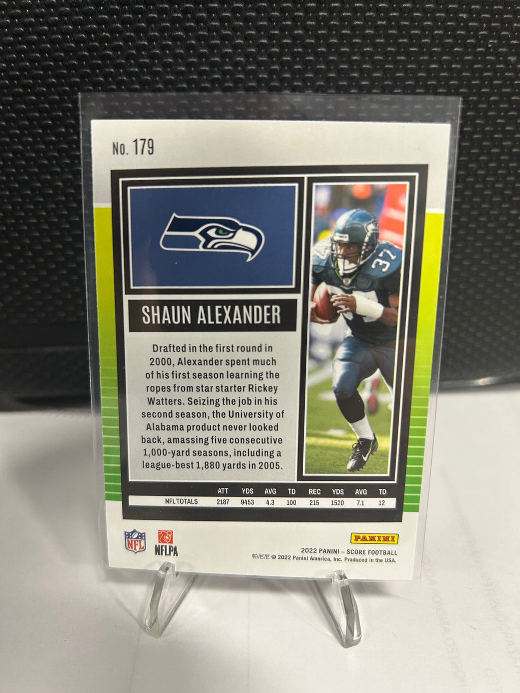 2022 Score #179 Shaun Alexander Red