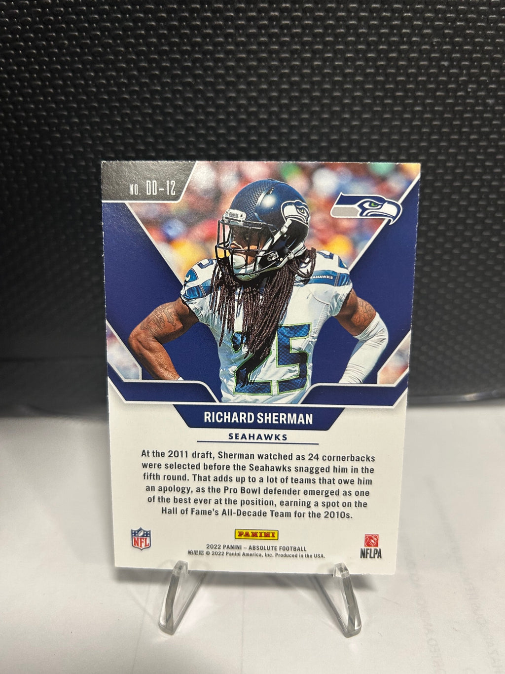 2022 Panini Absolute #DD-12 Richard Sherman Draft Diamonds