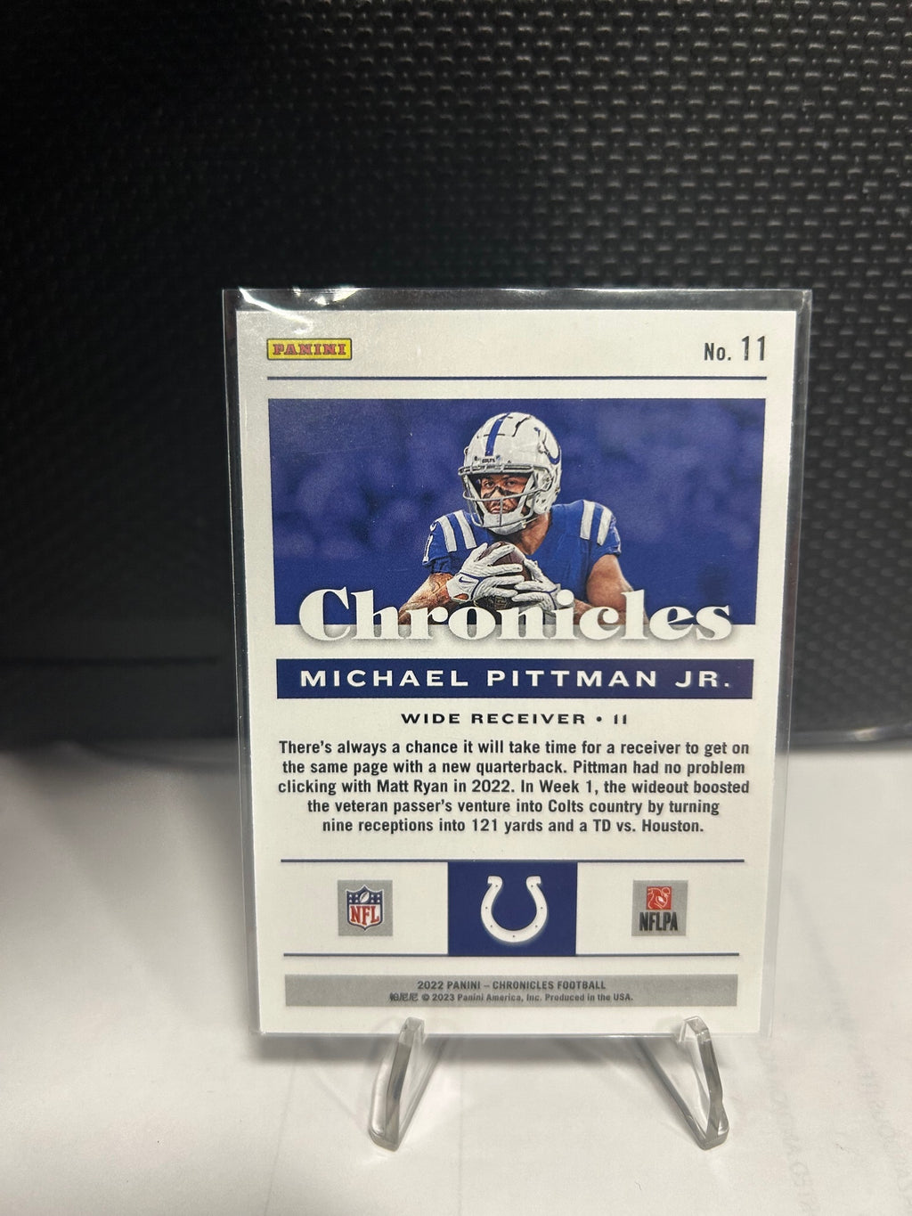 2022 Panini Chronicles #11 Michael Pittman Jr. Pink