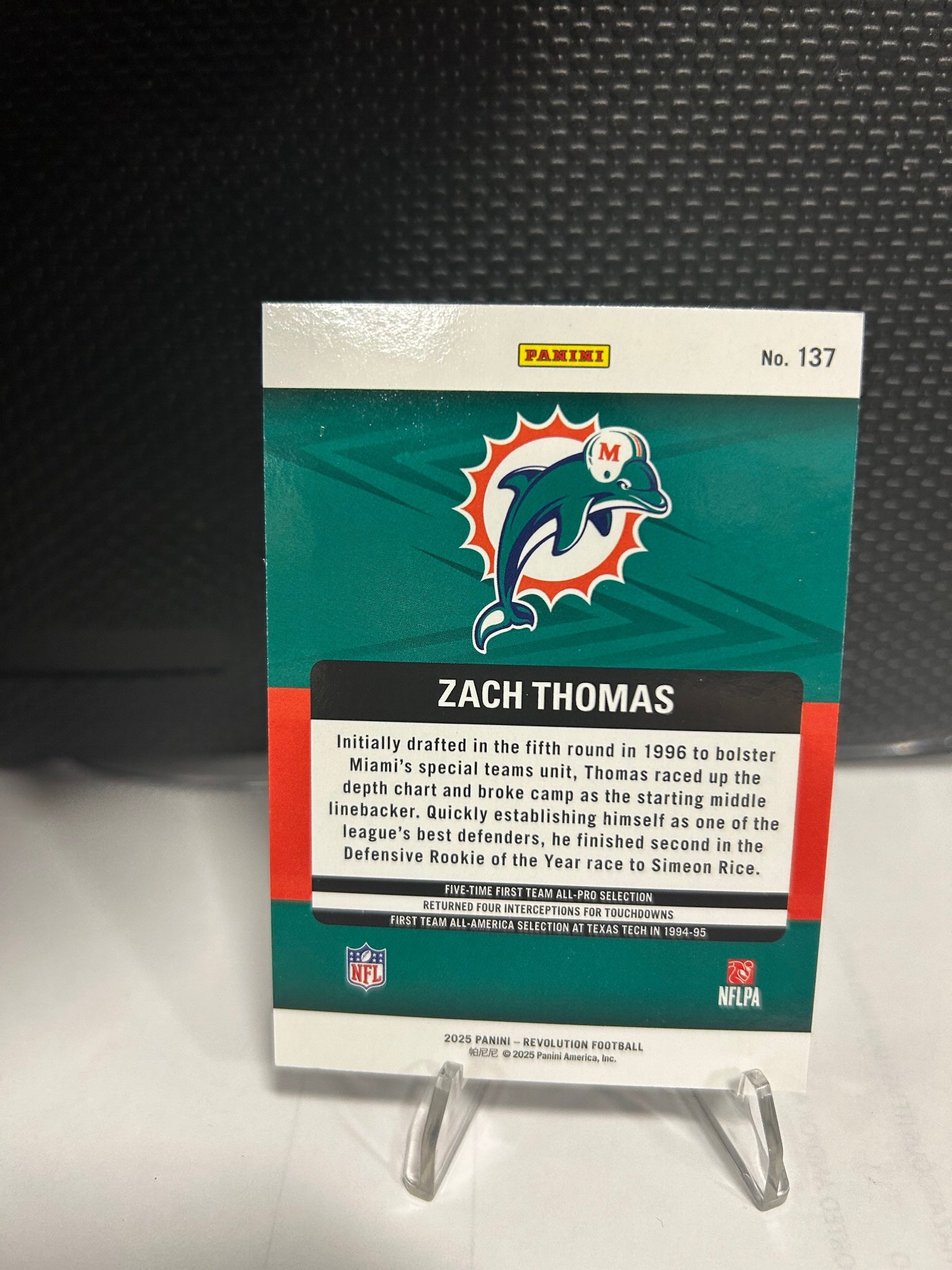 2025 Panini Revolution #137 Zach Thomas