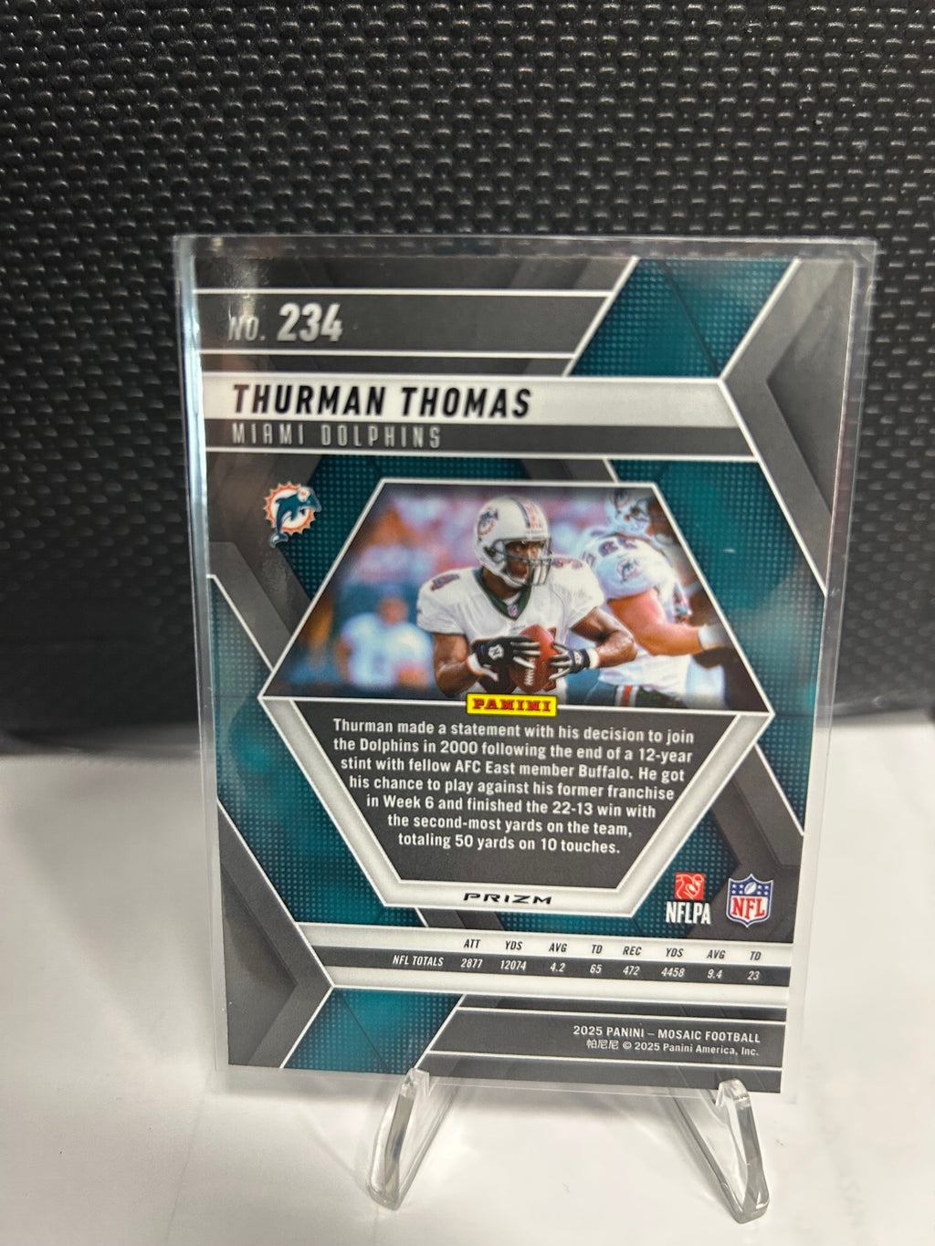 2025 Panini Mosaic #234 Thurman Thomas Mosaic