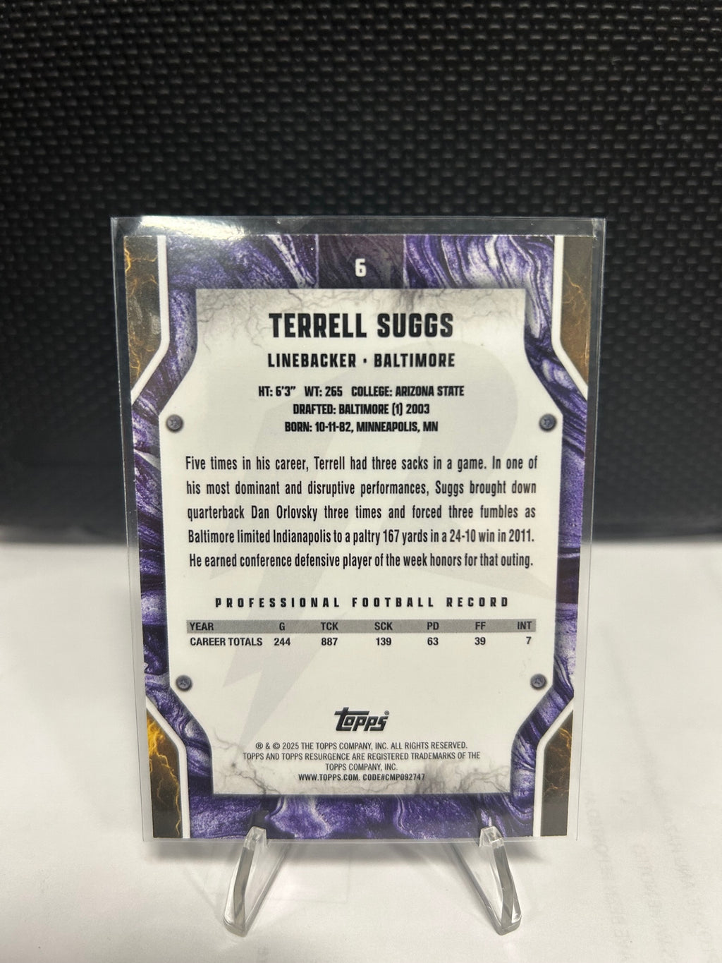 2024 Topps Resurgence #6 Terrell Suggs