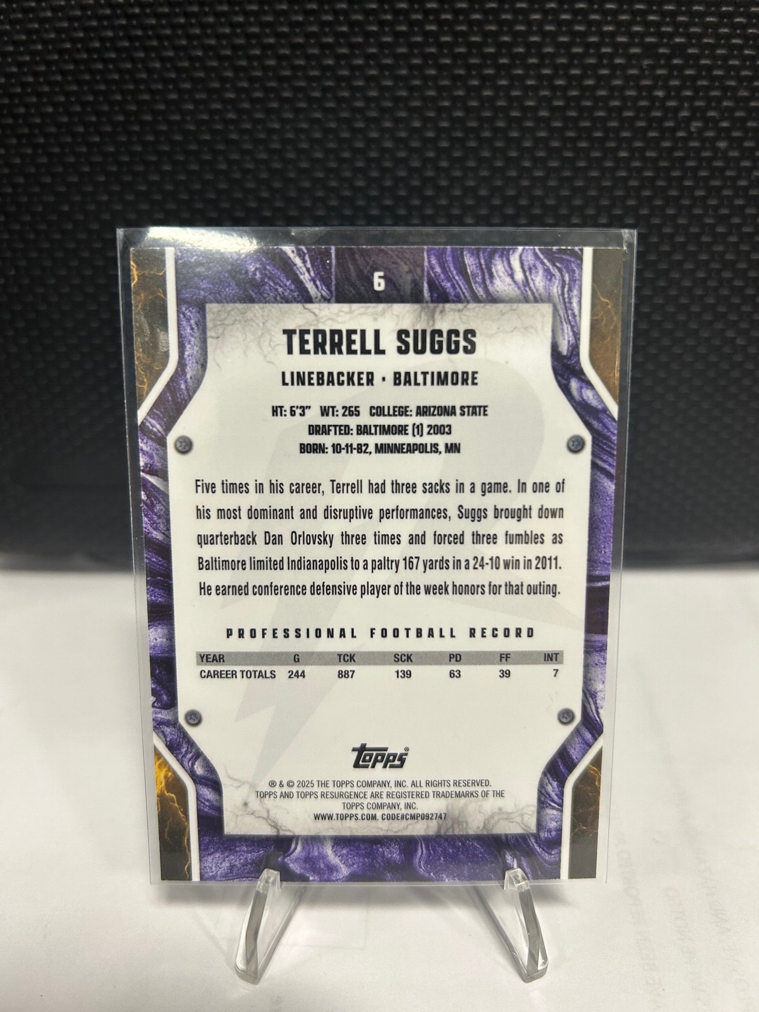 2024 Topps Resurgence #6 Terrell Suggs
