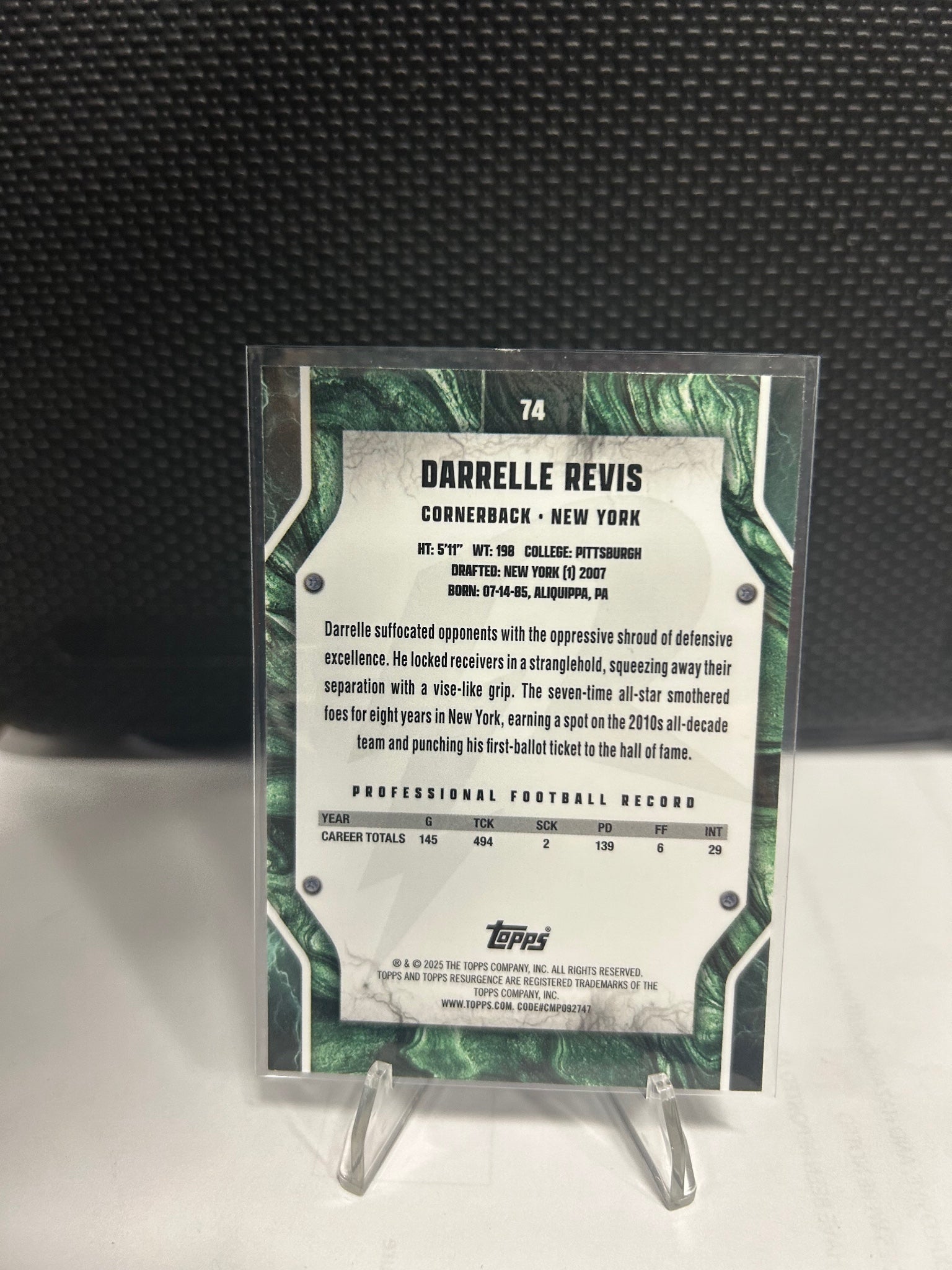 2024 Topps Resurgence #74 Darrelle Revis