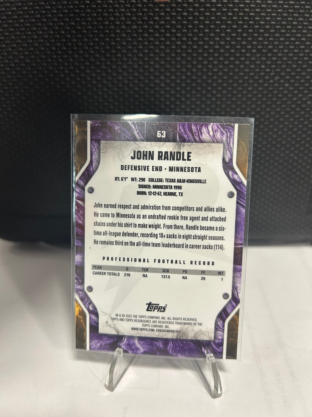 2024 Topps Resurgence #63 John Randle