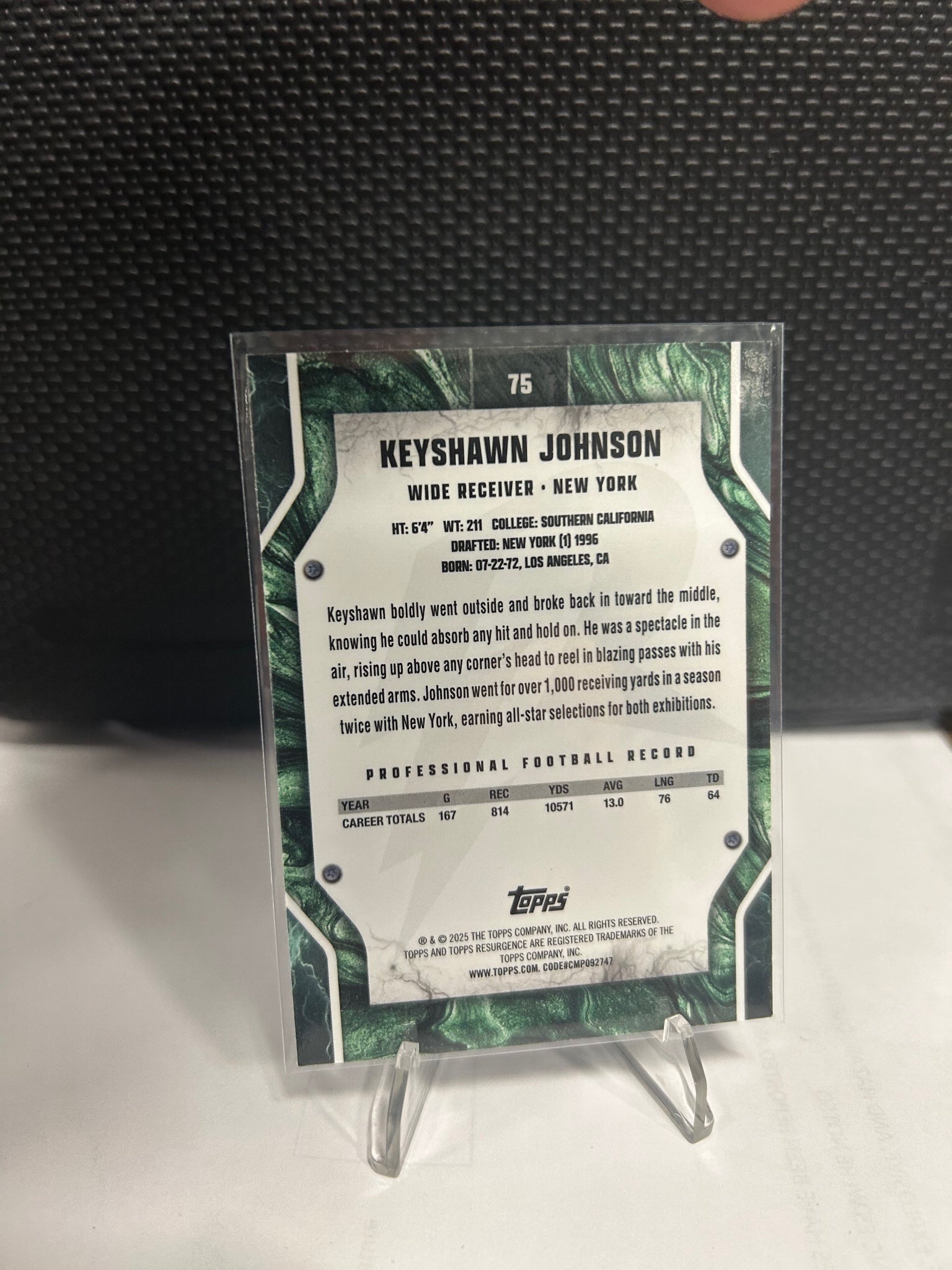 2024 Topps Resurgence #75 Keyshawn Johnson