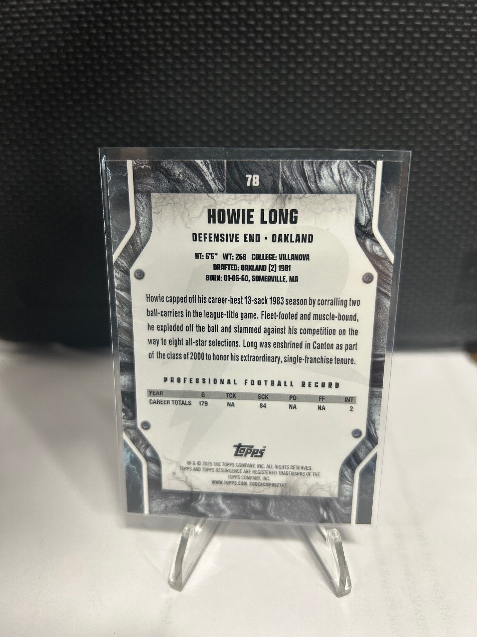 2024 Topps Resurgence #78 Howie Long