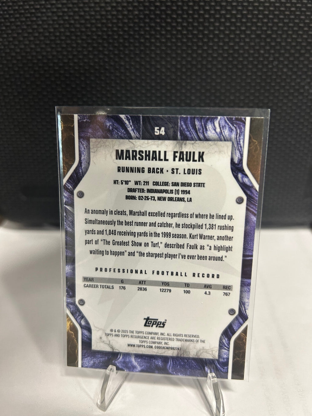 2024 Topps Resurgence #54 Marshall Faulk