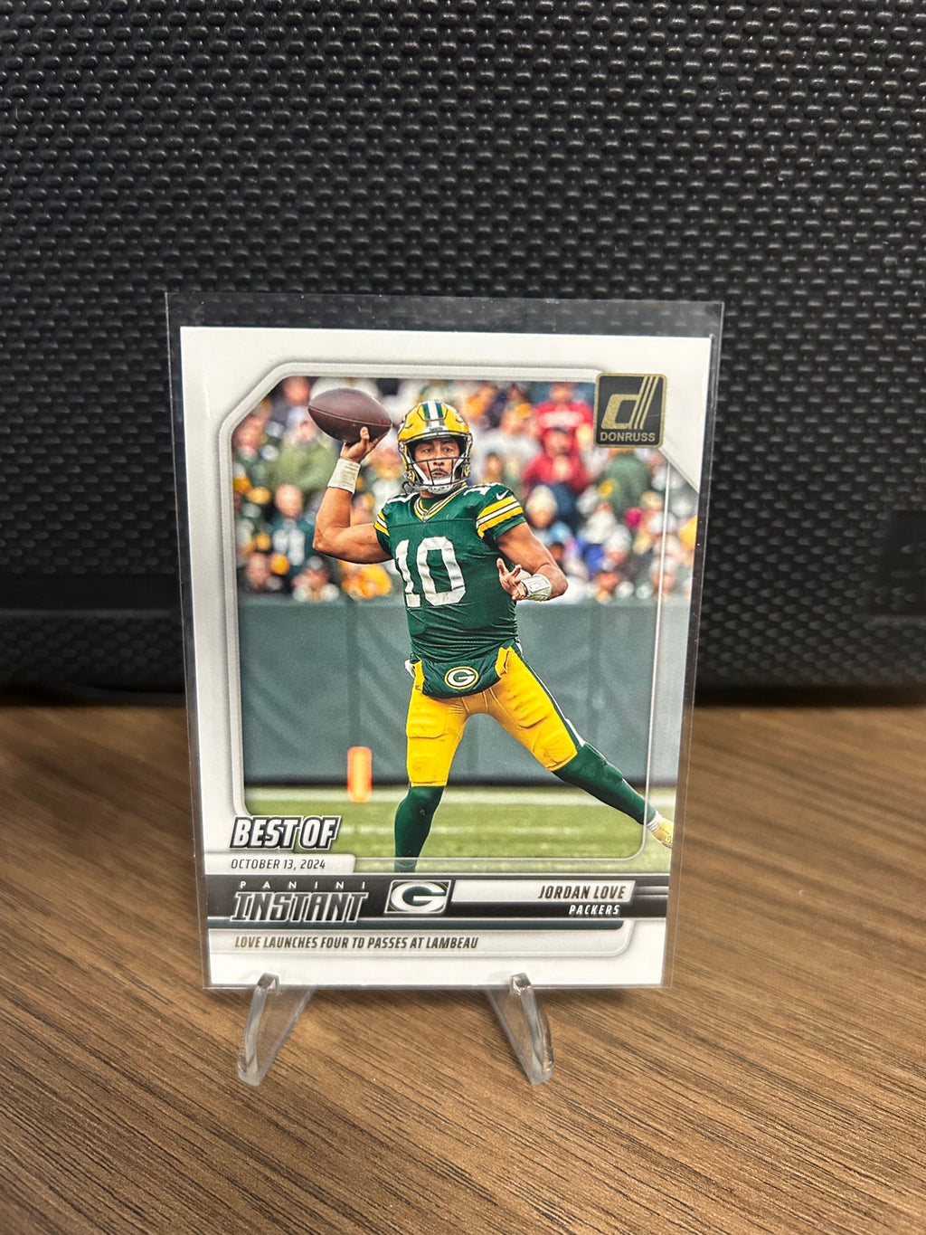 2025 Donruss #INS-JLE Jordan Love Best of Instant