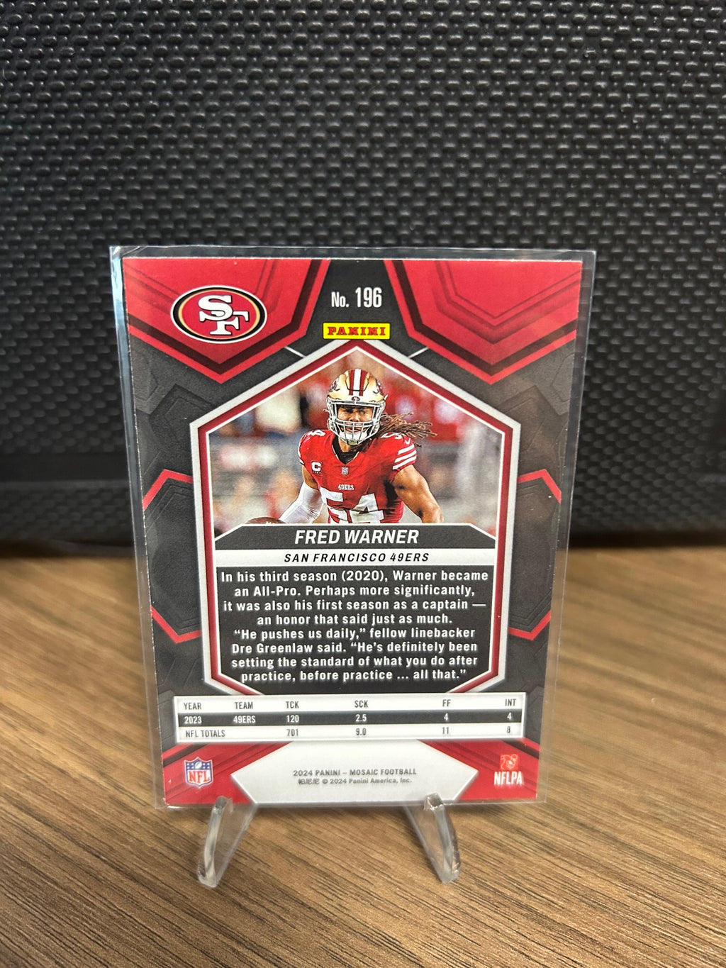 2024 Panini Mosaic #196 Fred Warner