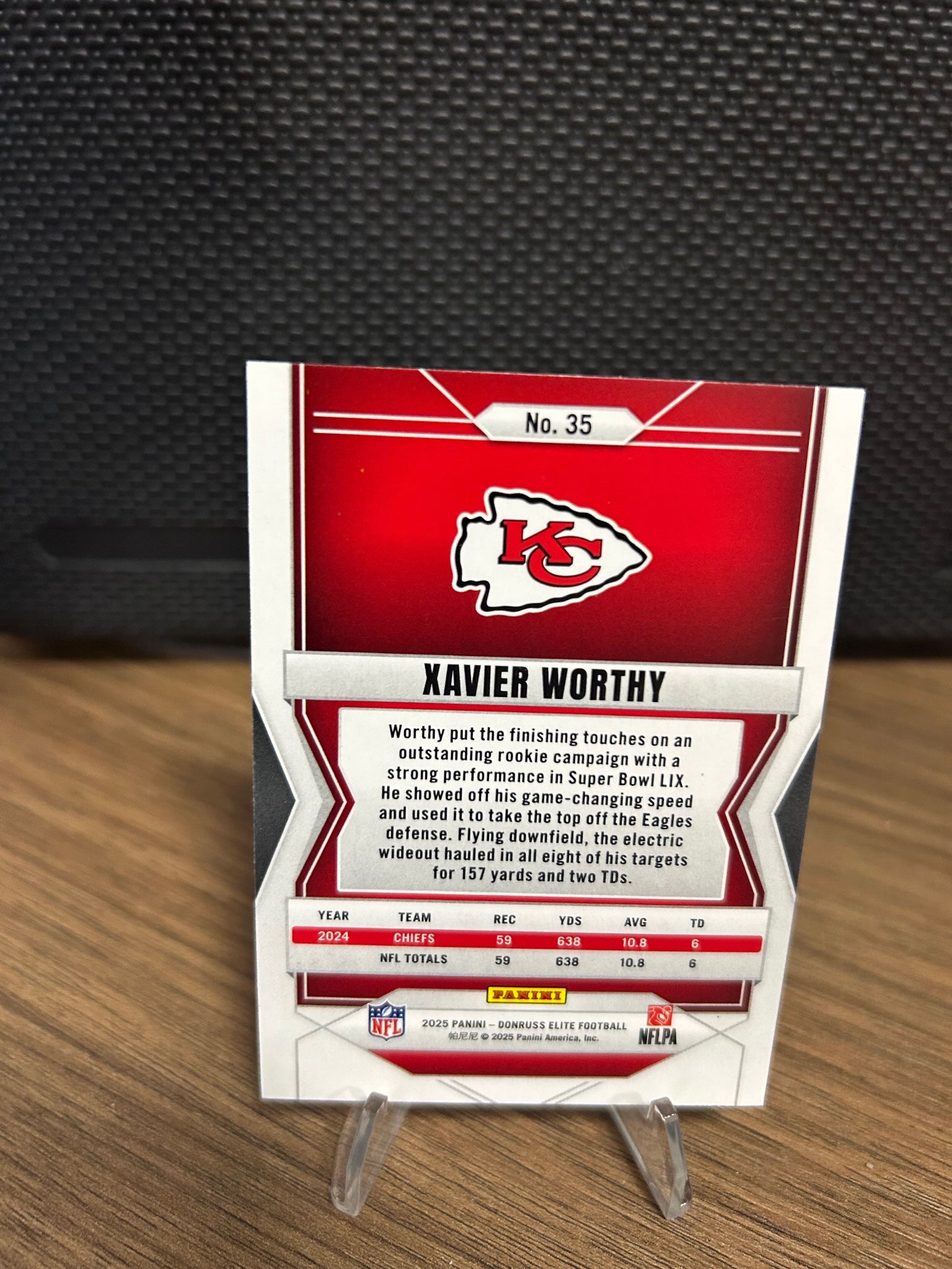 2025 Donruss Elite #35 Xavier Worthy