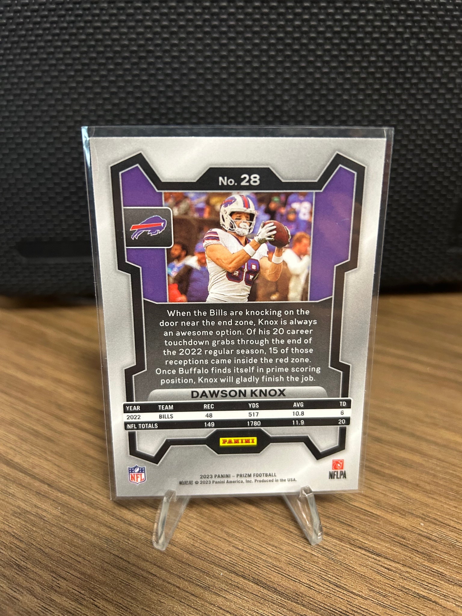 2023 Panini Prizm #28 Dawson Knox