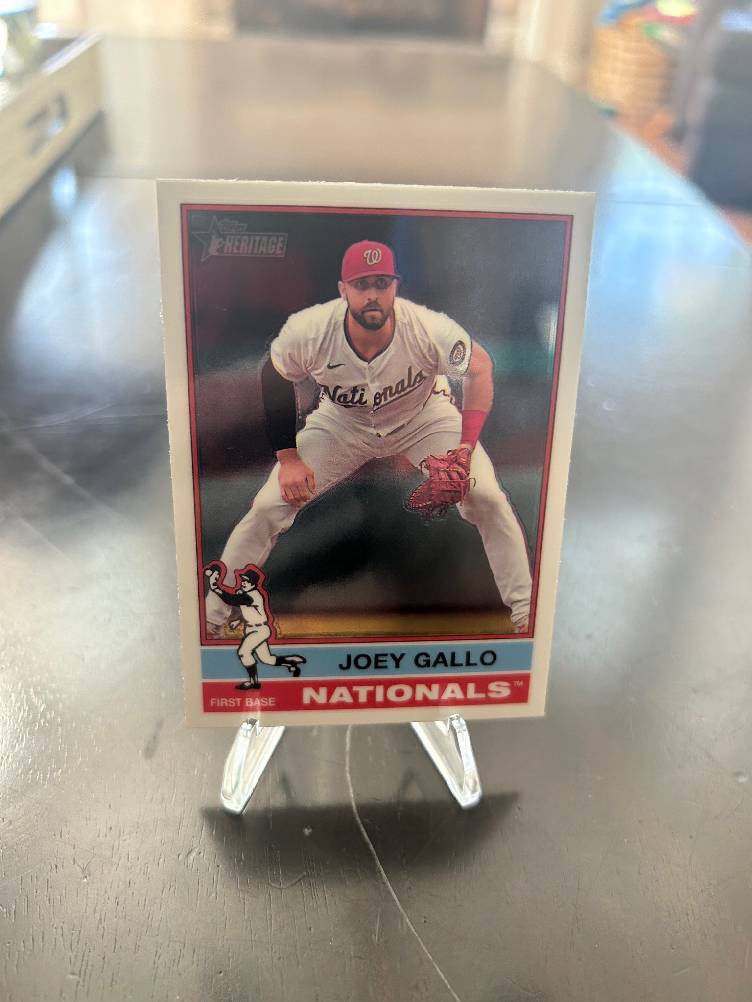 2025 Topps Heritage #72 Joey Gallo Chrome