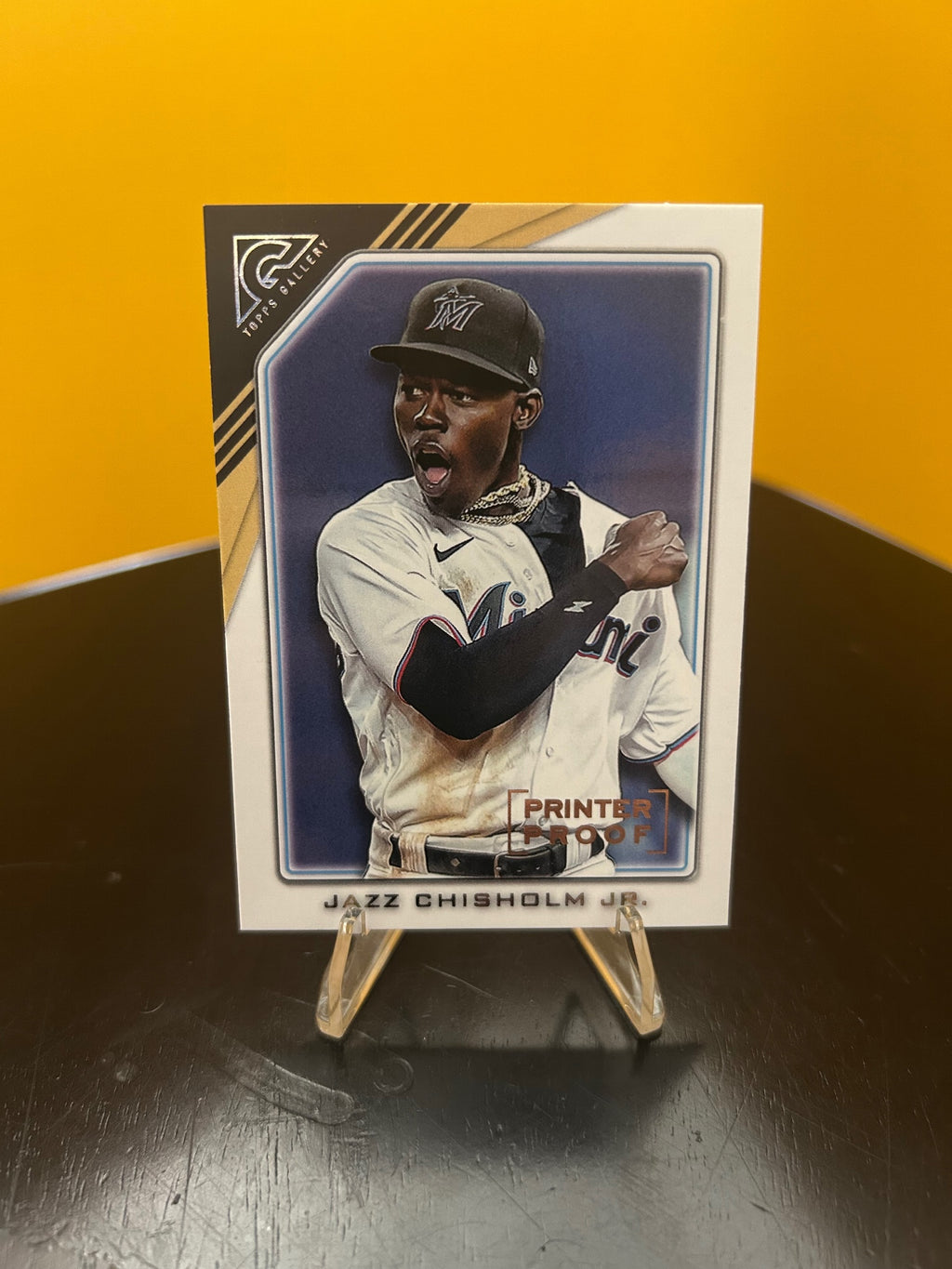 2022 Topps Gallery #113 Jazz Chisholm Jr. Printer Proof
