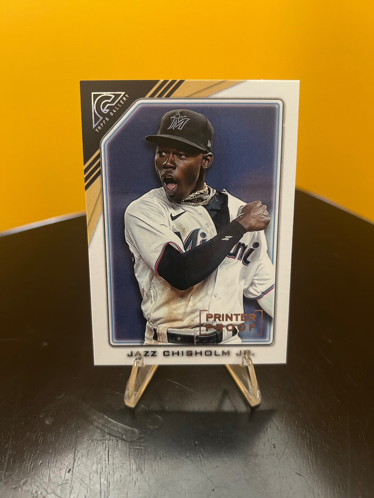 2022 Topps Gallery #113 Jazz Chisholm Jr. Printer Proof