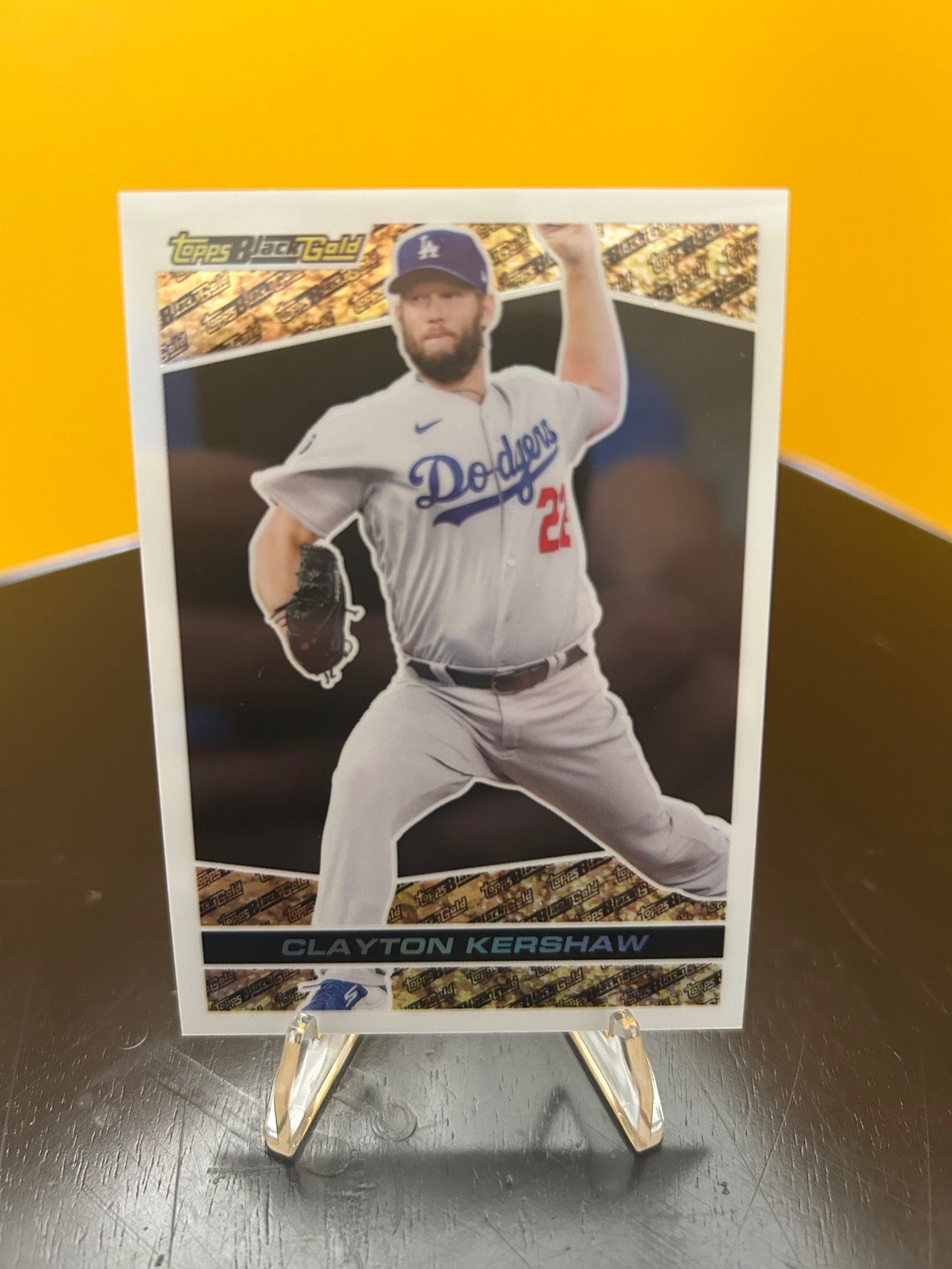 2021 Topps Update #BG-19 Clayton Kershaw Topps Black Gold