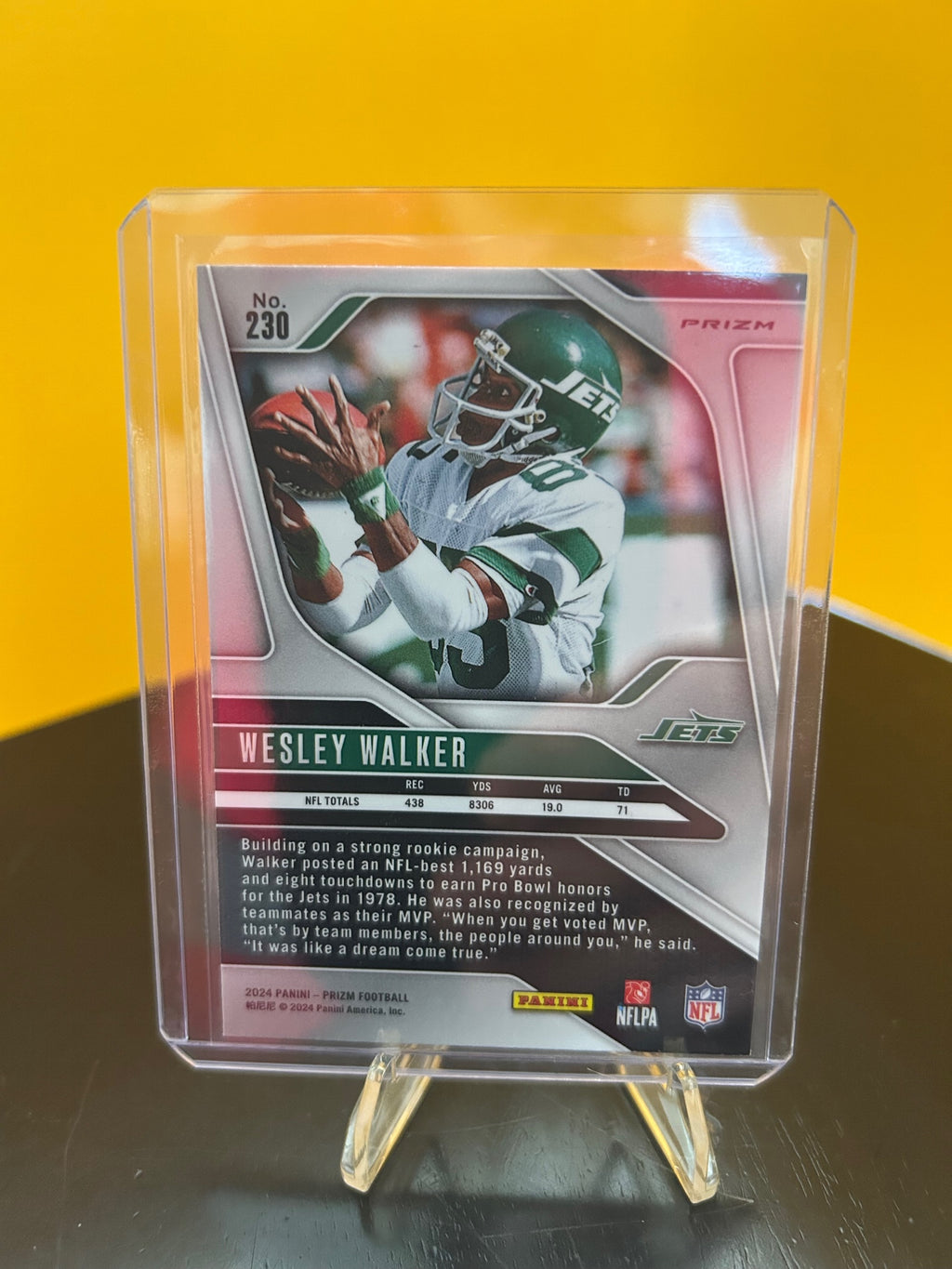 2024 Panini Prizm #230 Wesley Walker Orange Disco Prizm