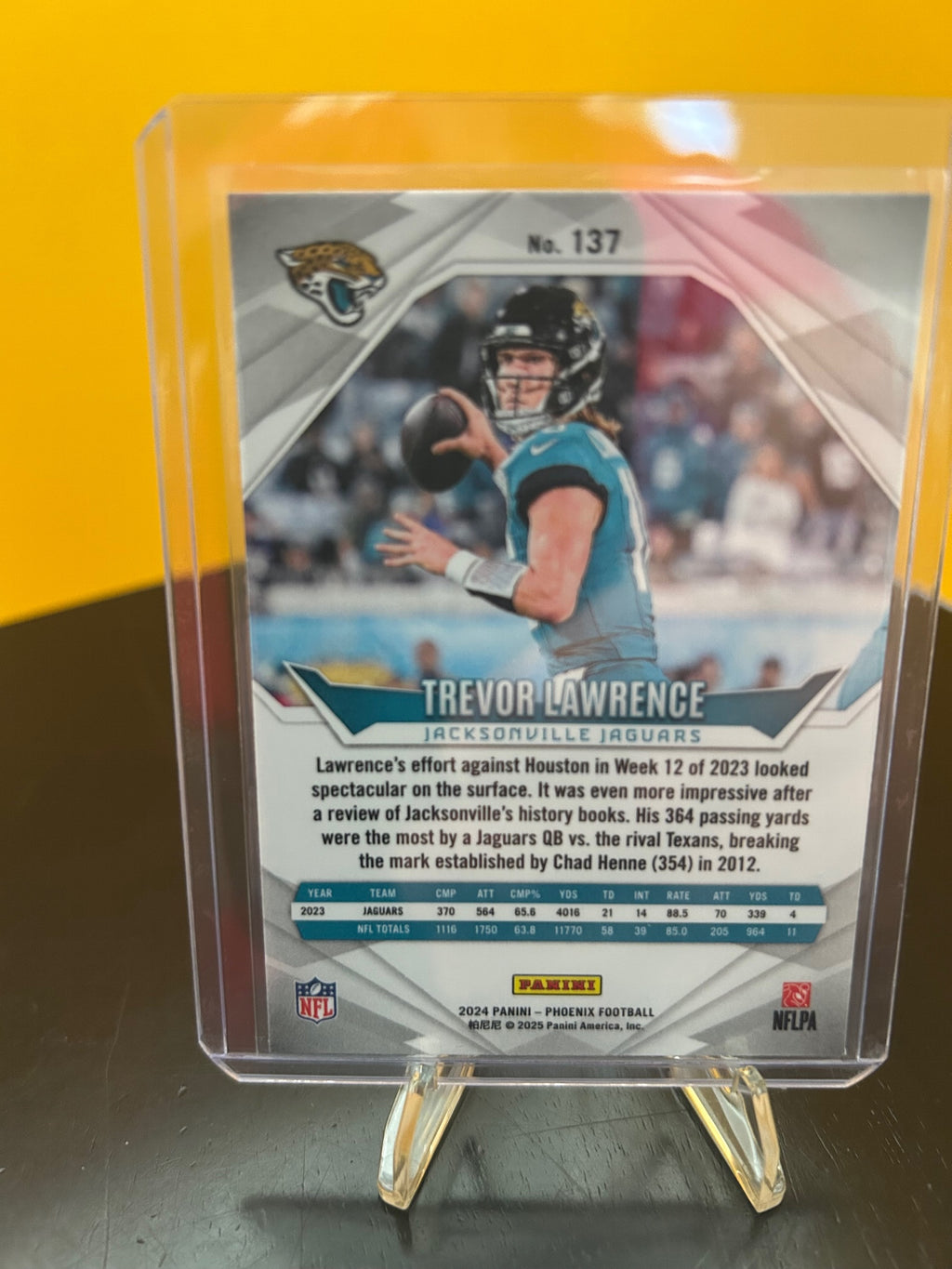 2024 Panini Phoenix #137 Trevor Lawrence Phoenix #/399