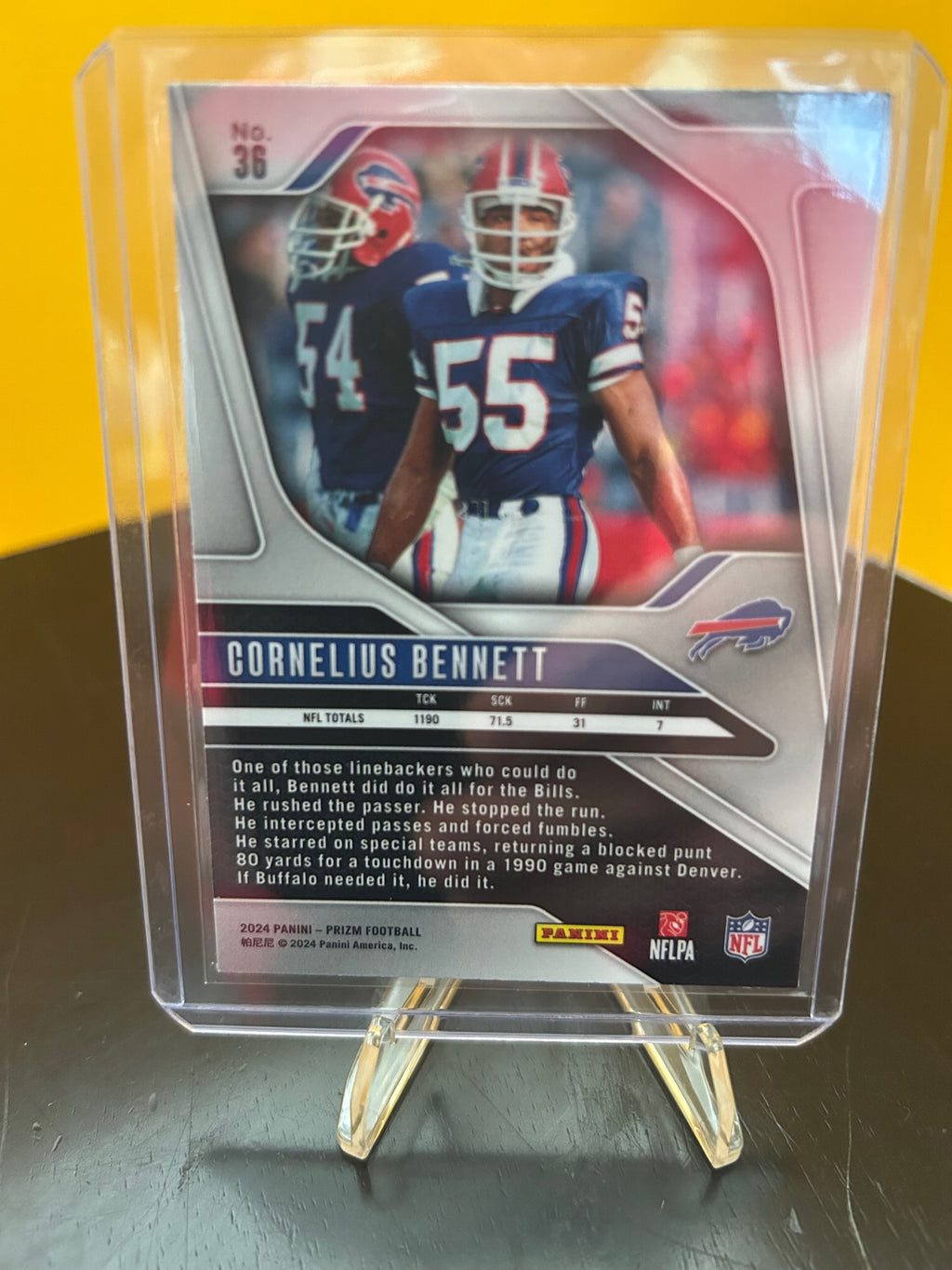 2024 Panini Prizm #36 Cornelius Bennett