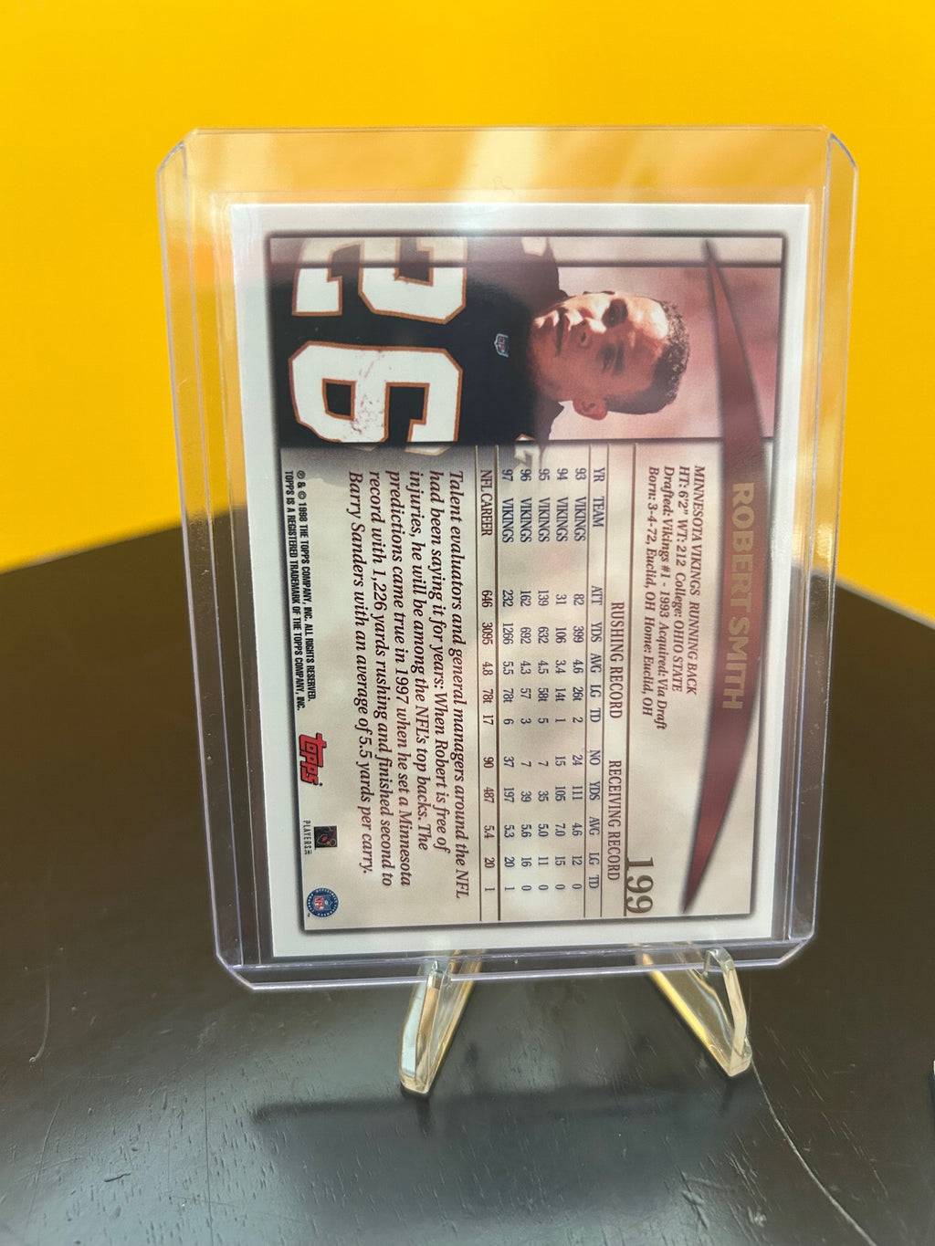 1998 Topps #26 Robert Smith