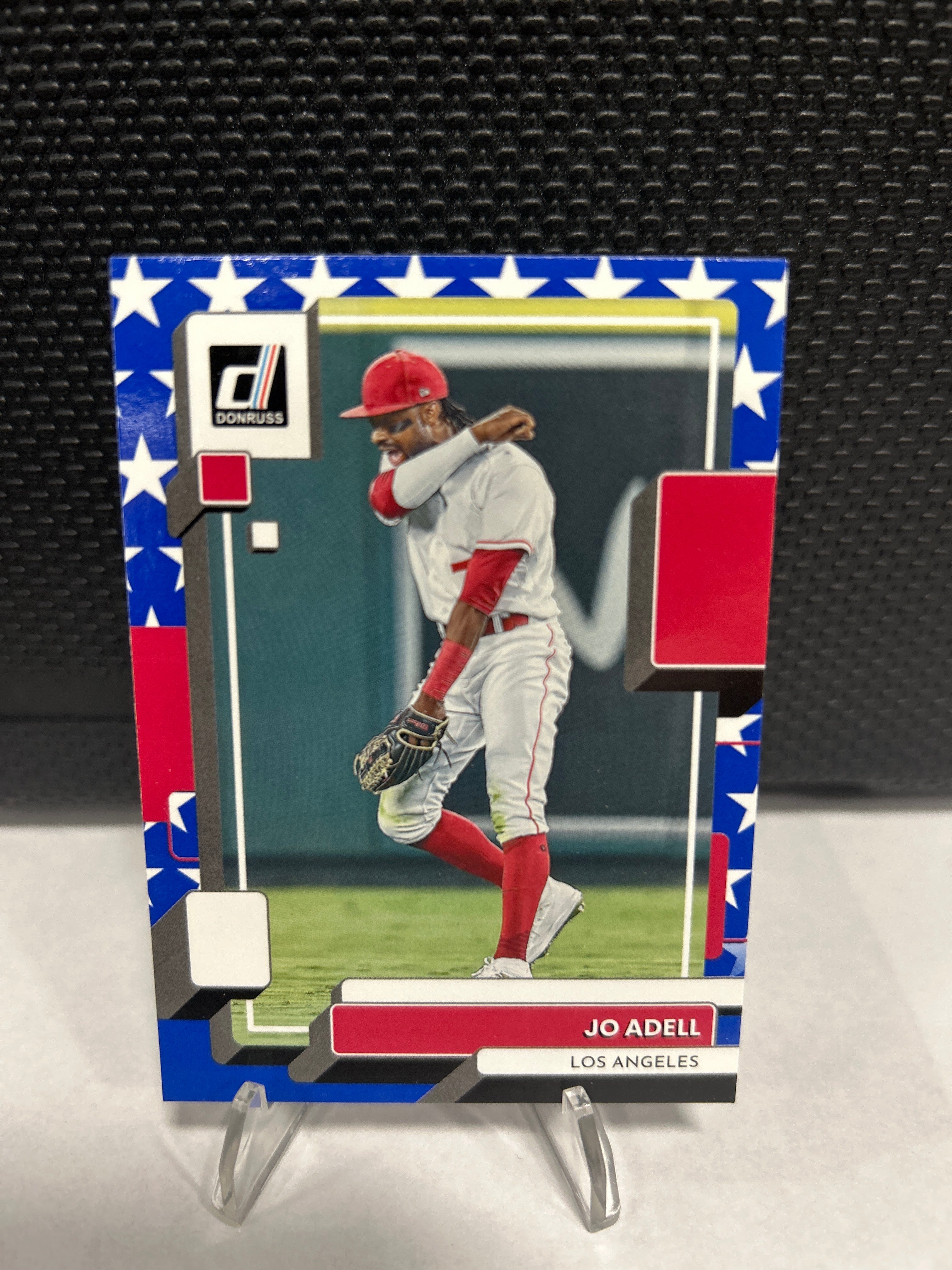 2022 Panini Donruss Independence Day Jo Adell #210 Los Angeles Angels Baseball