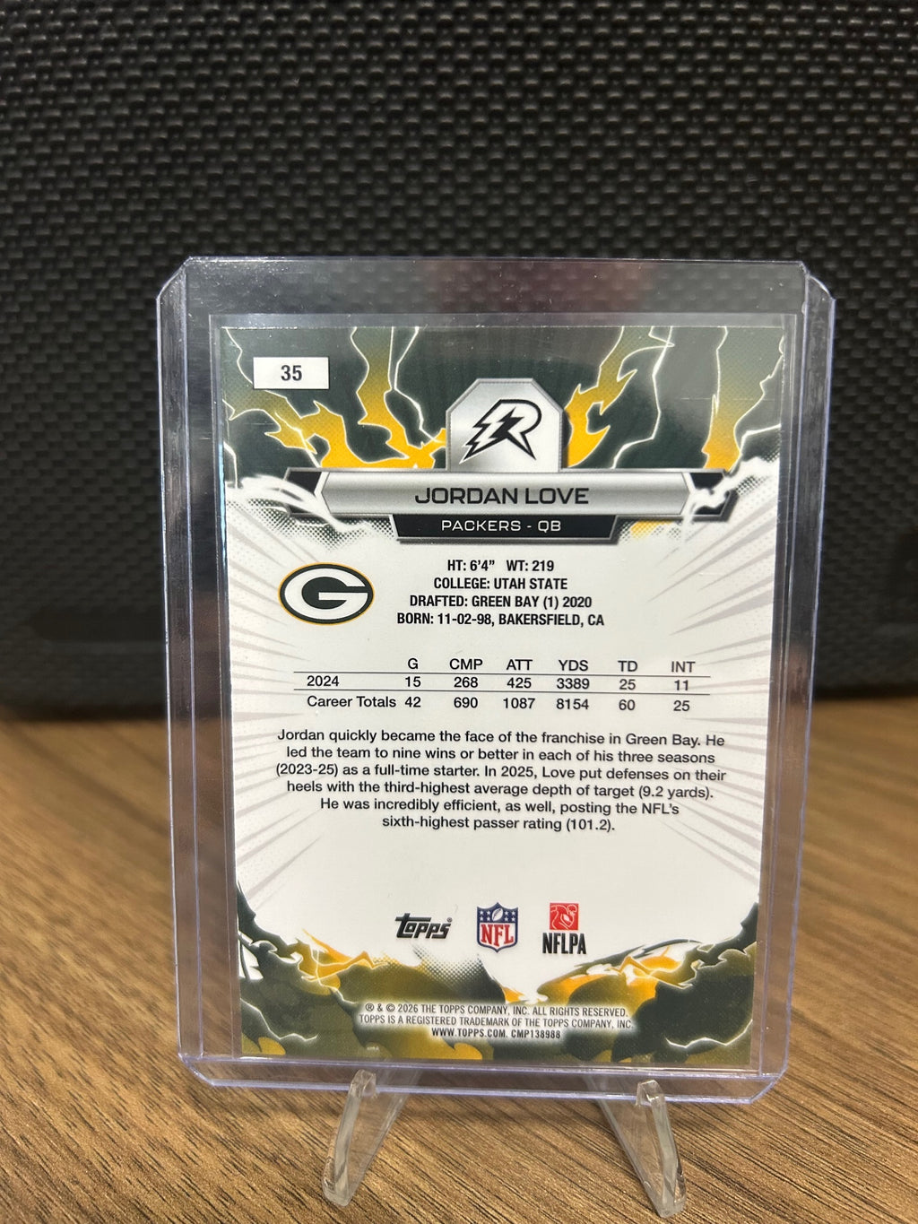 2025 Topps Resurgence #35 Jordan Love