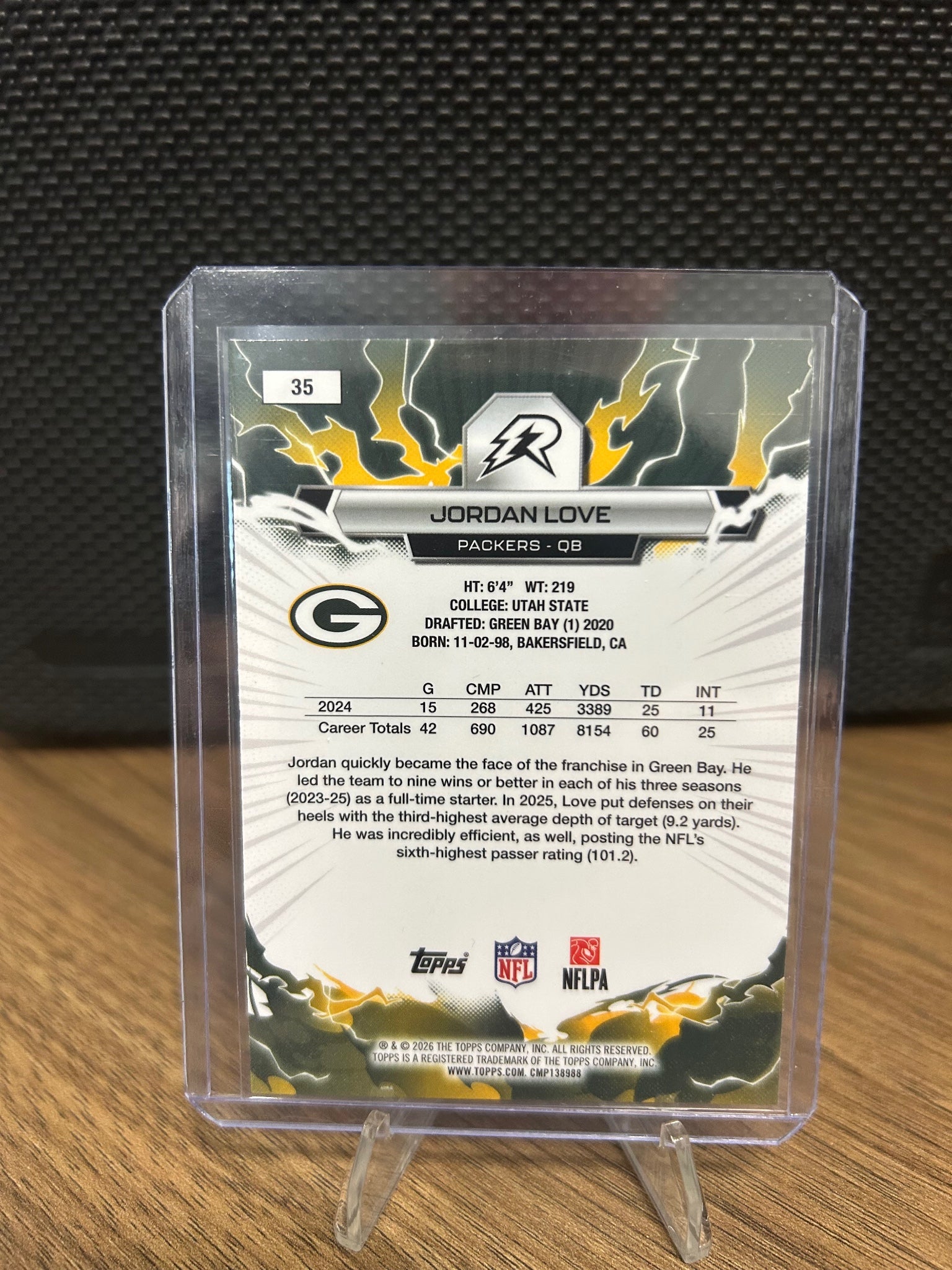 2025 Topps Resurgence #35 Jordan Love