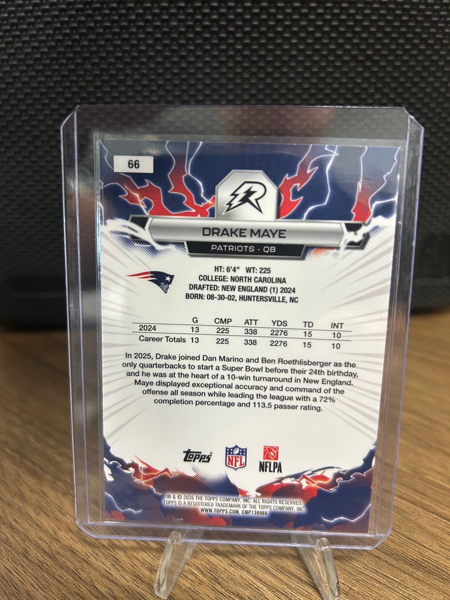 2025 Topps Resurgence #66 Drake Maye