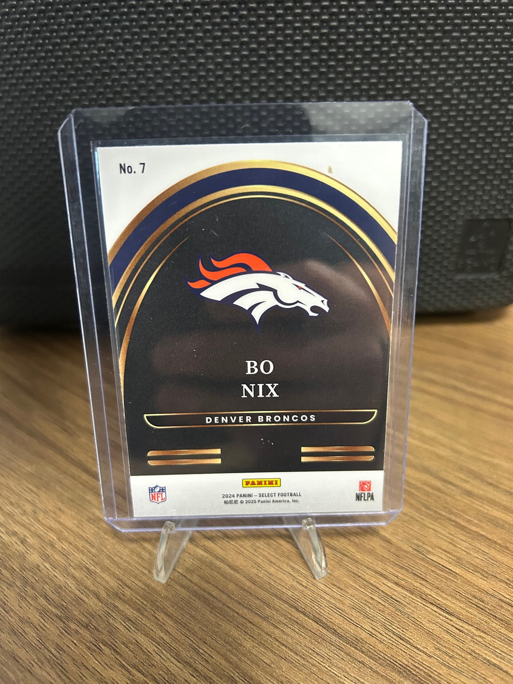 2024 Panini Select #7 Bo Nix Select Future