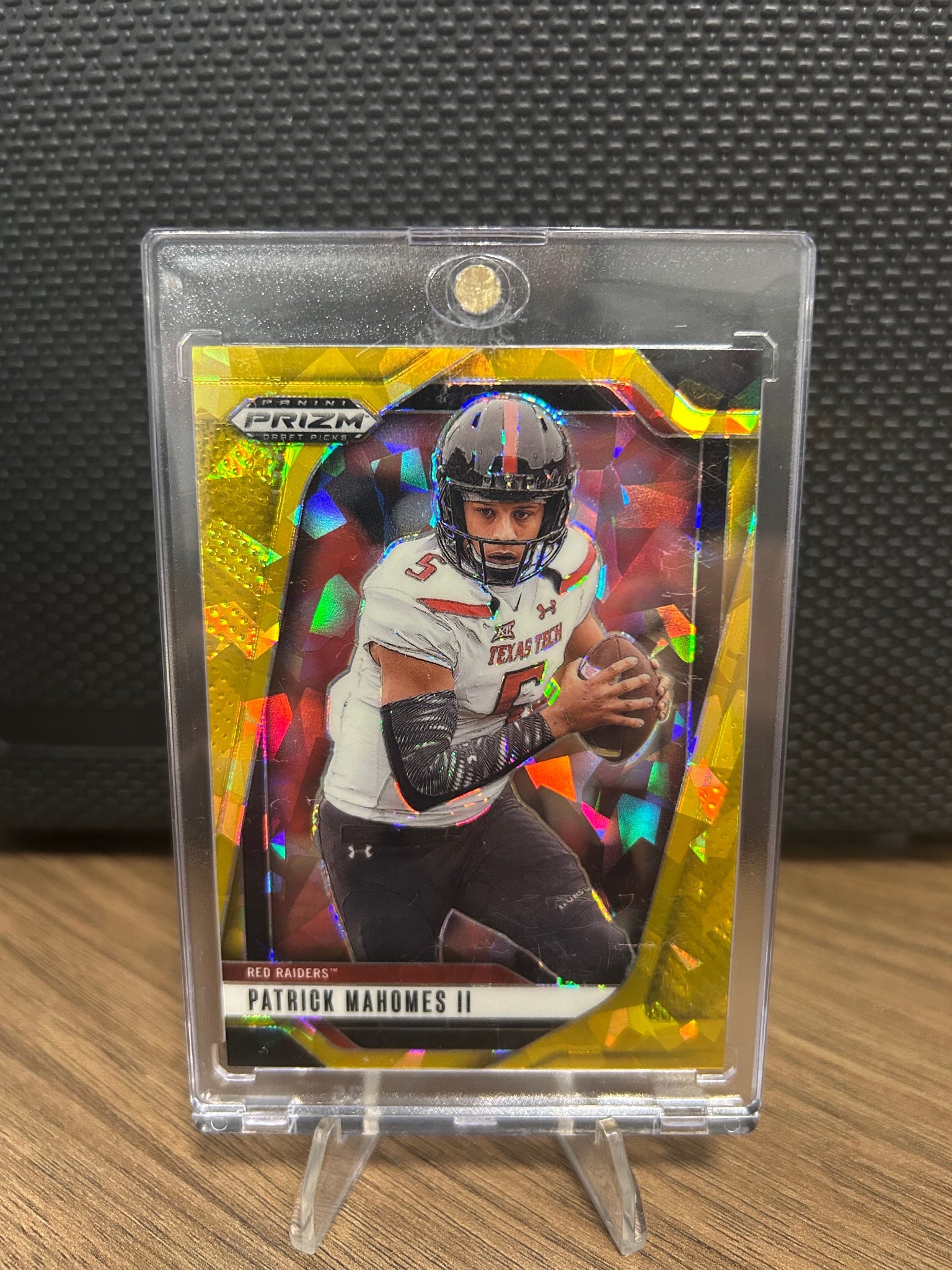 2025 Panini Prizm Draft Picks #198 Patrick Mahomes II Prizms Gold Ice