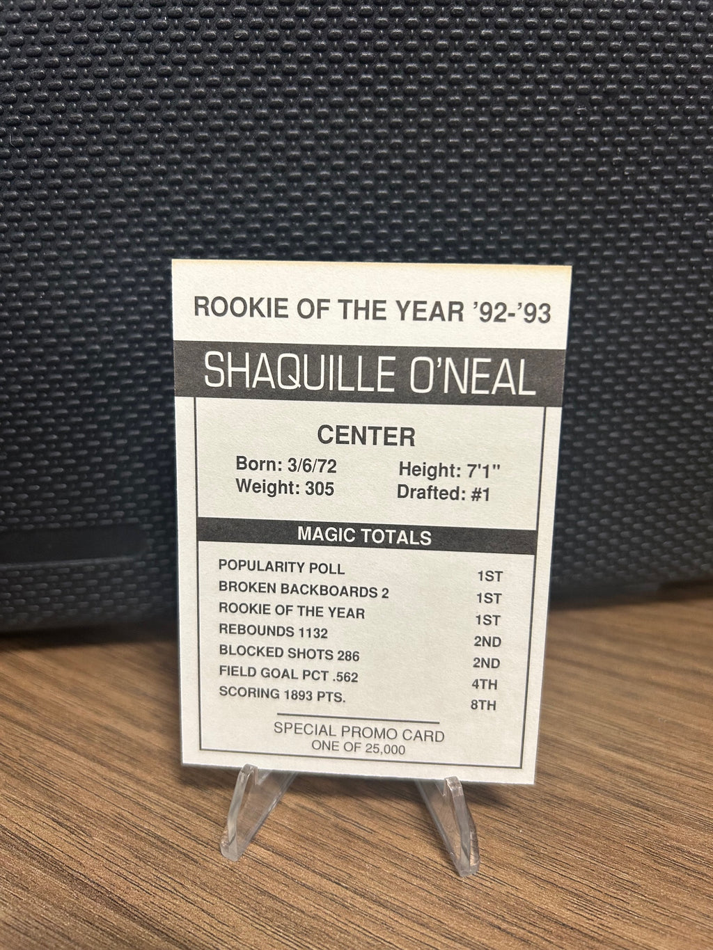 1992 Sports Stars USA (unlicensed) #NNO Shaquille O'Neal