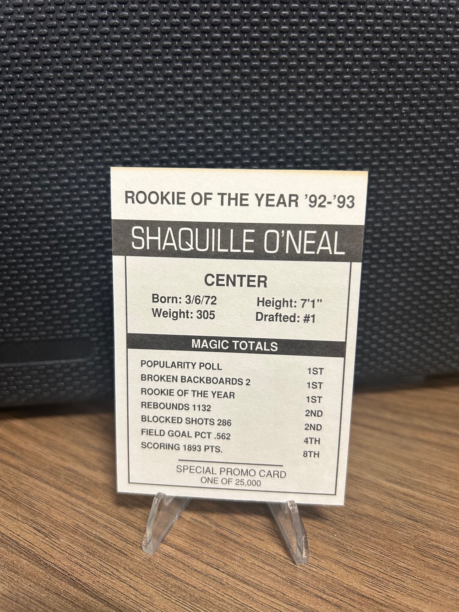 1992 Sports Stars USA (unlicensed) #NNO Shaquille O'Neal