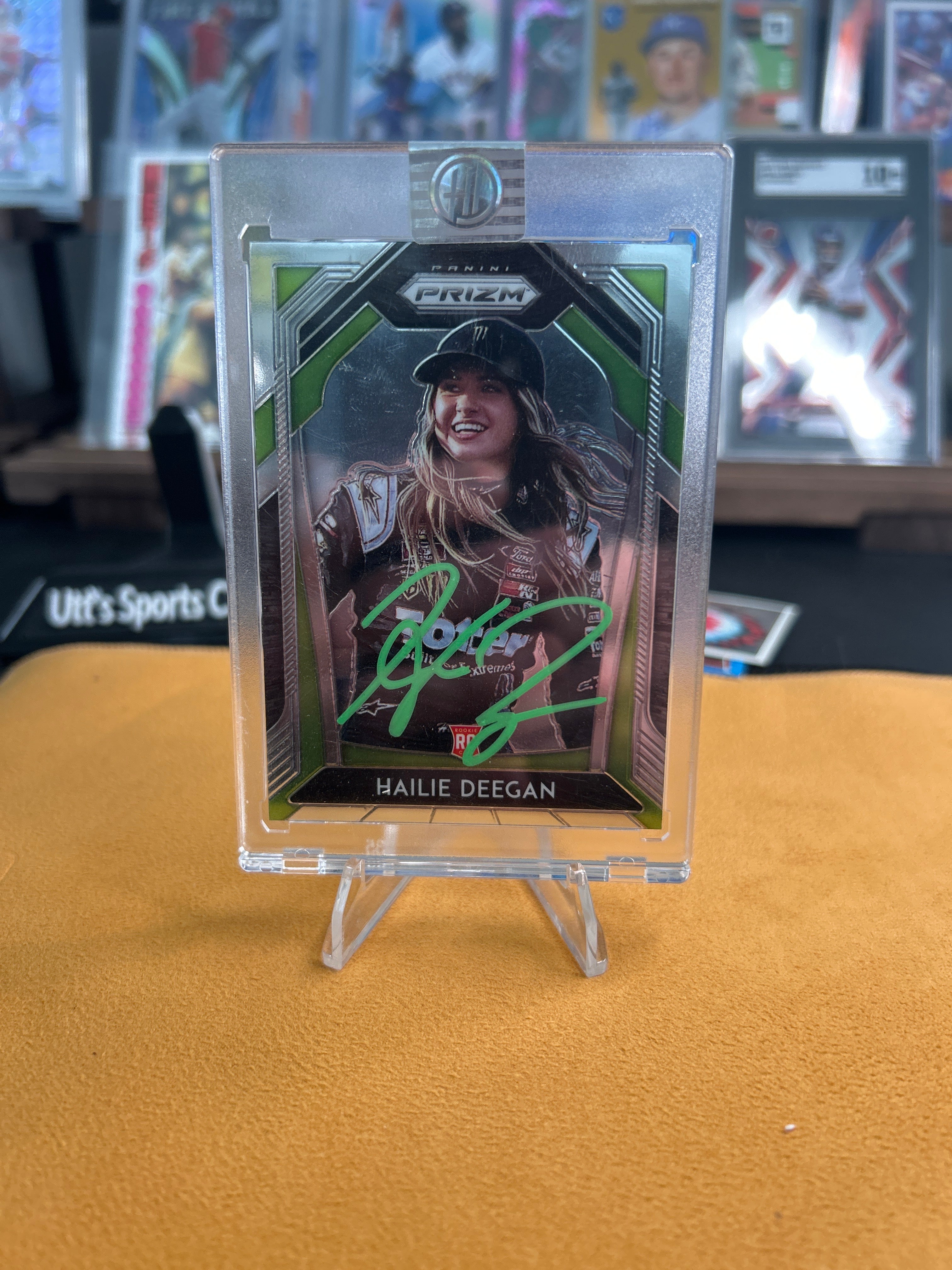 2020 Panini Prizm Hailie Deegan #56 RC Auto Certified by Pristine