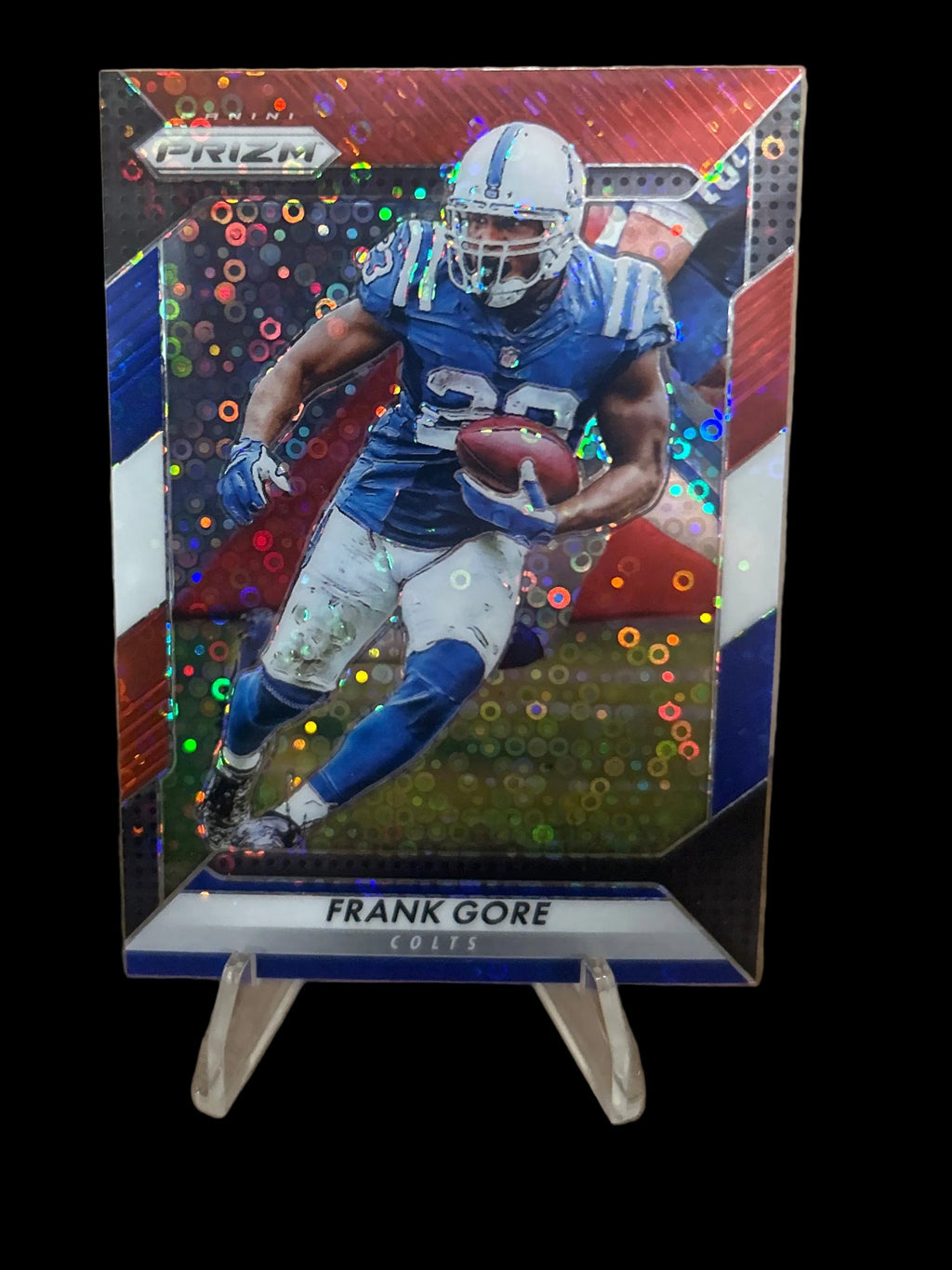 2016 Prizm Football - Frank Gore Red, White, Blue Prizm Colts