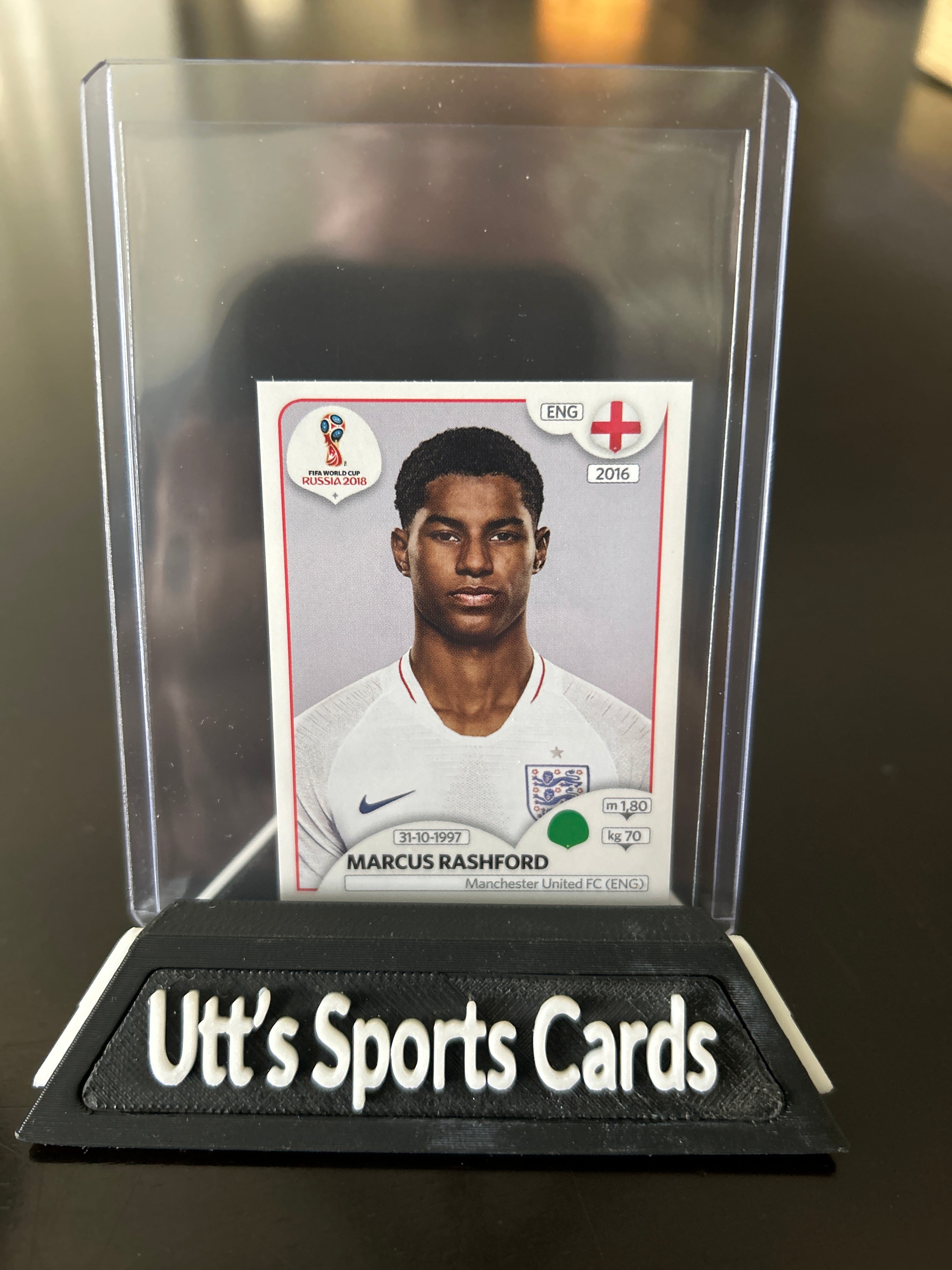 Marcus Rashford #590 England 2018 Russia Fifa World Cup Rookie Sticker Panini RC